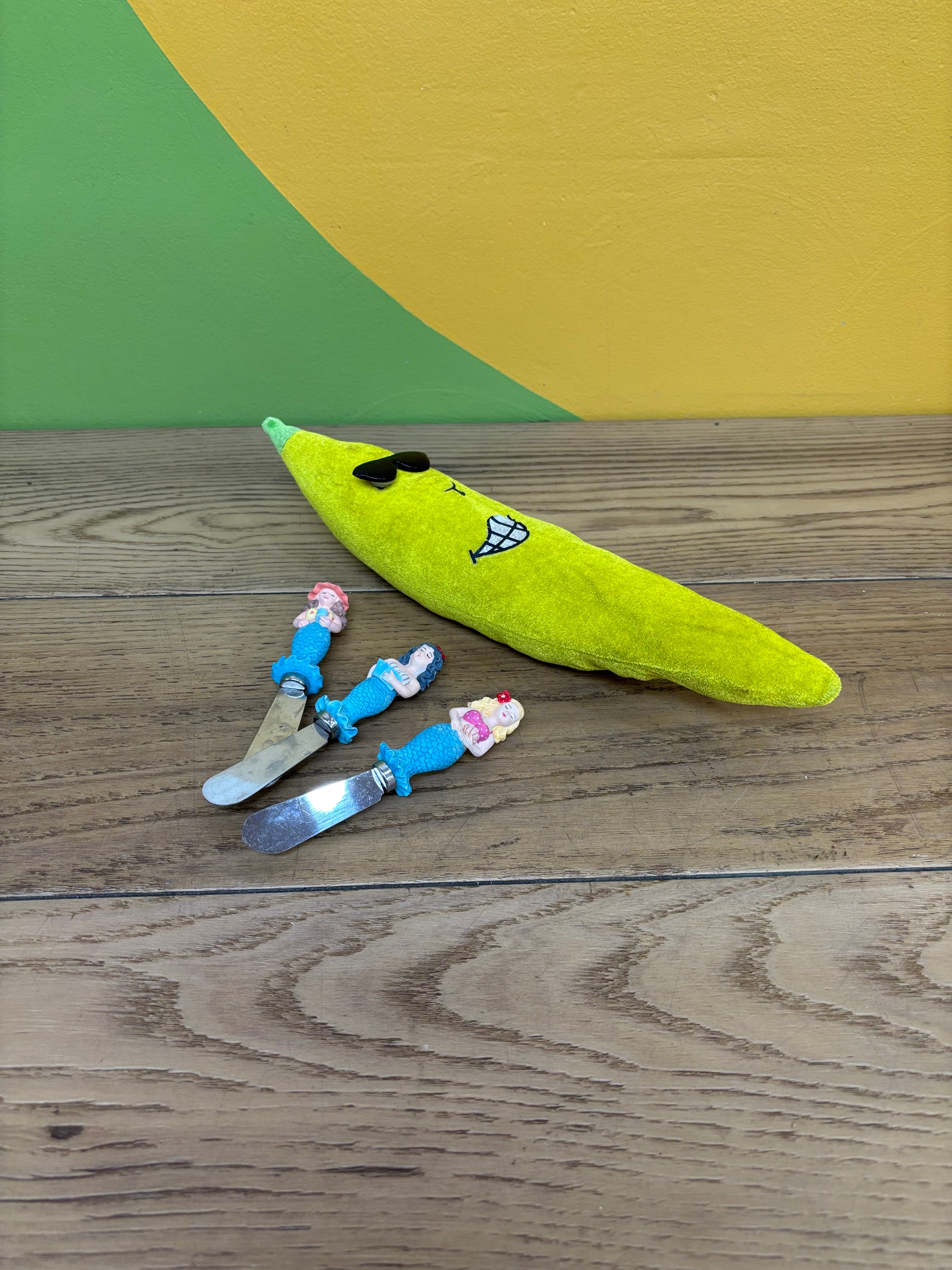 (3) Mermaid Cheese Spreaders