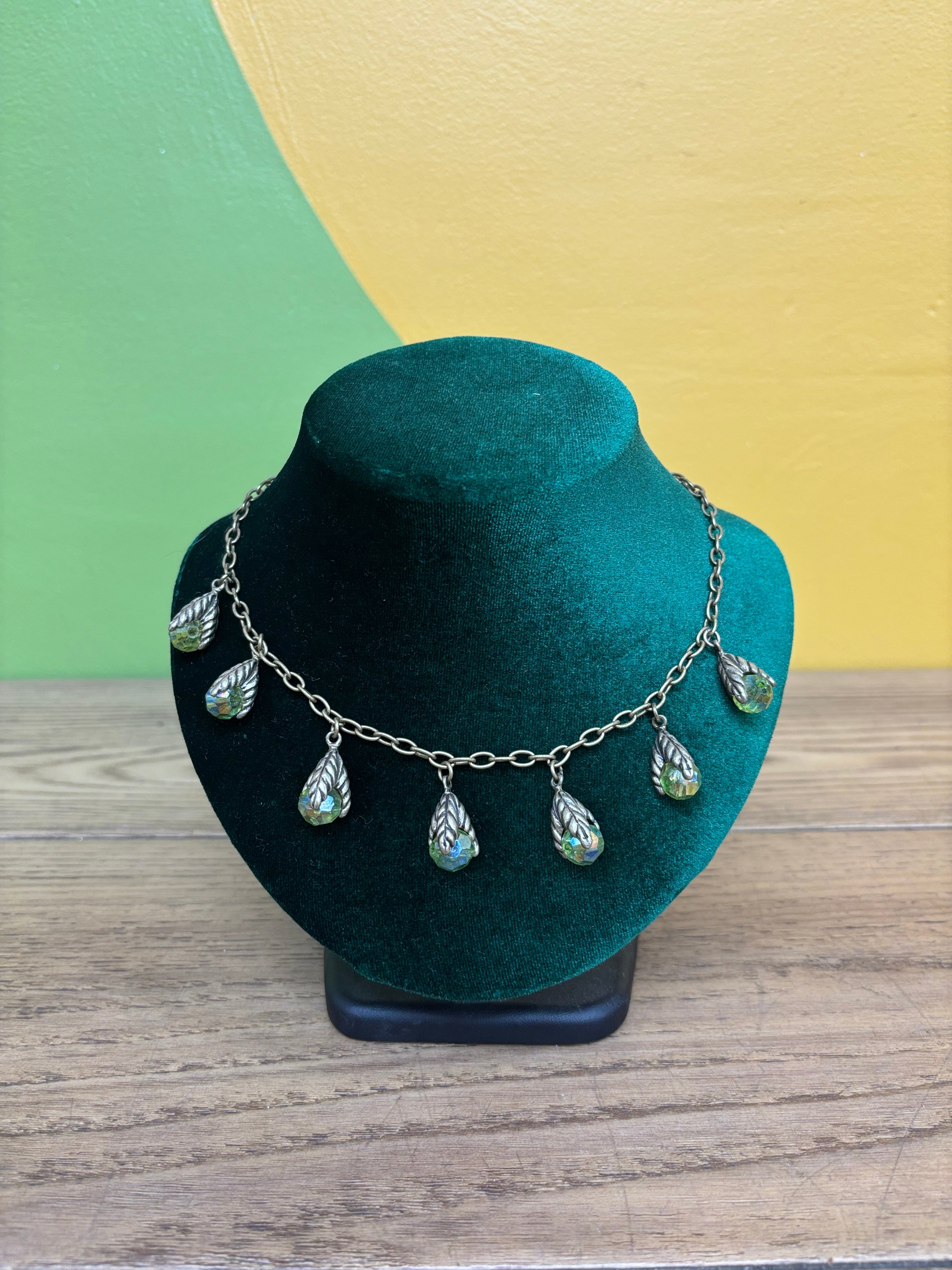 Dangling Teardrop Necklace