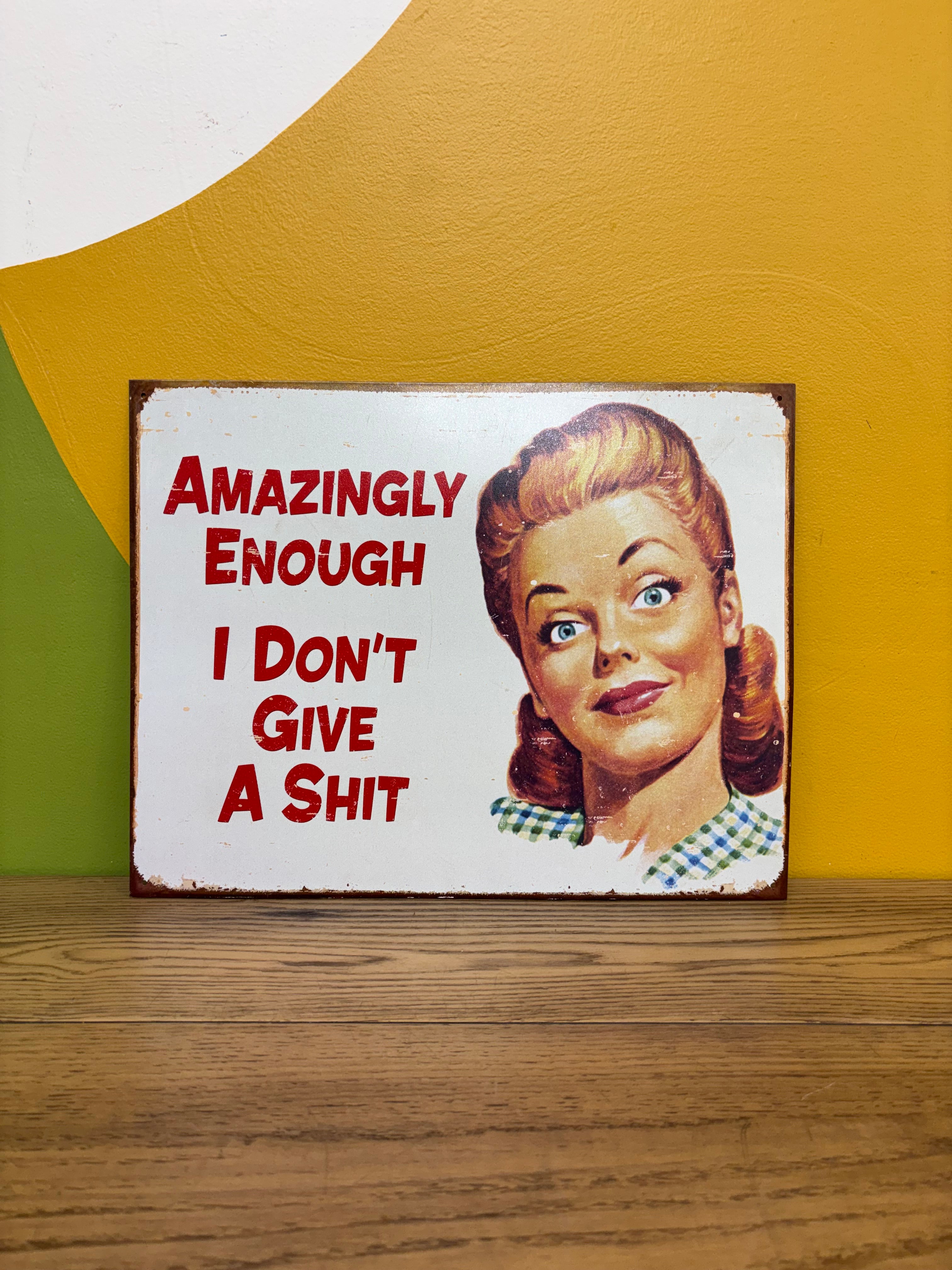 Tin Sign