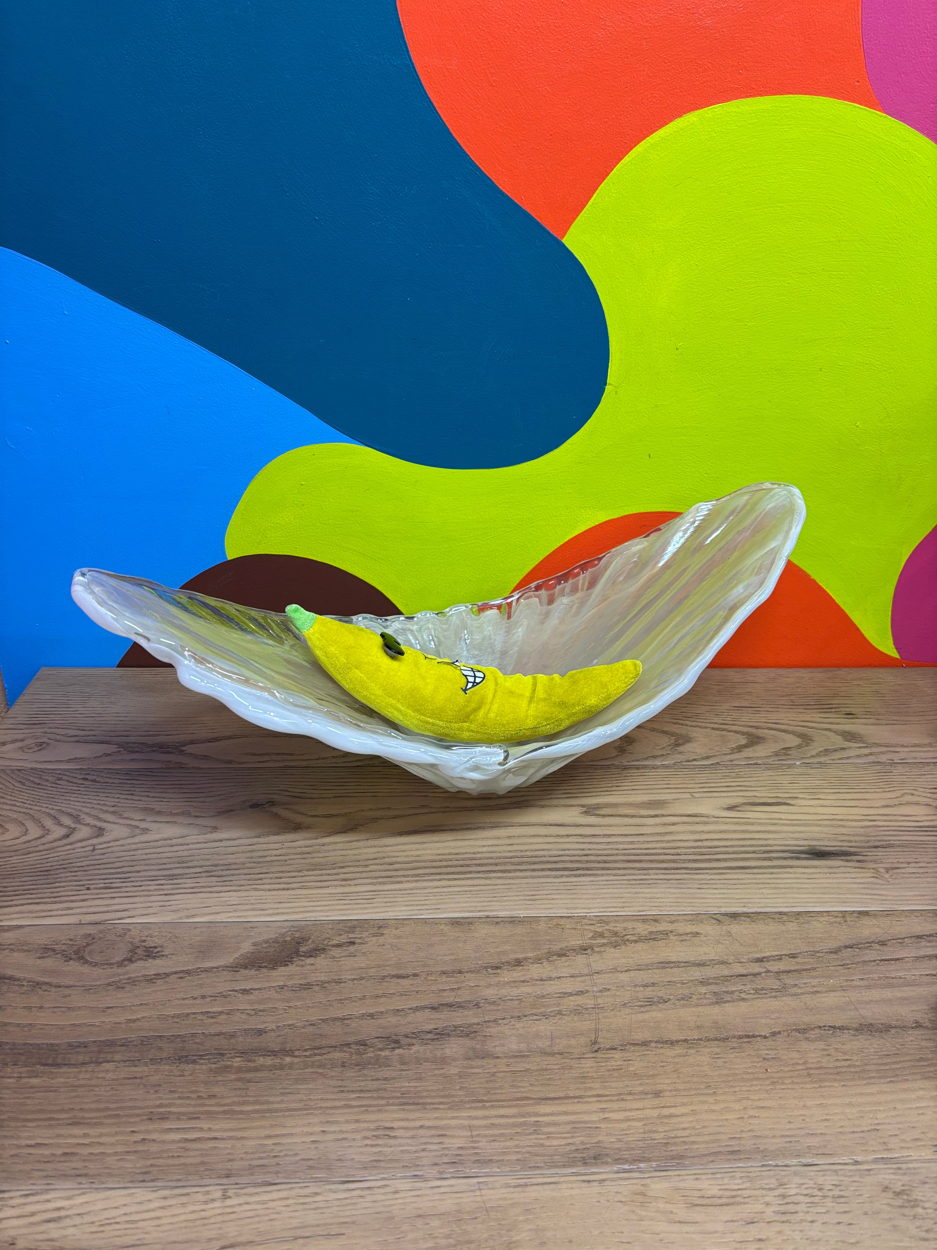 Large Glass Decor Bowl