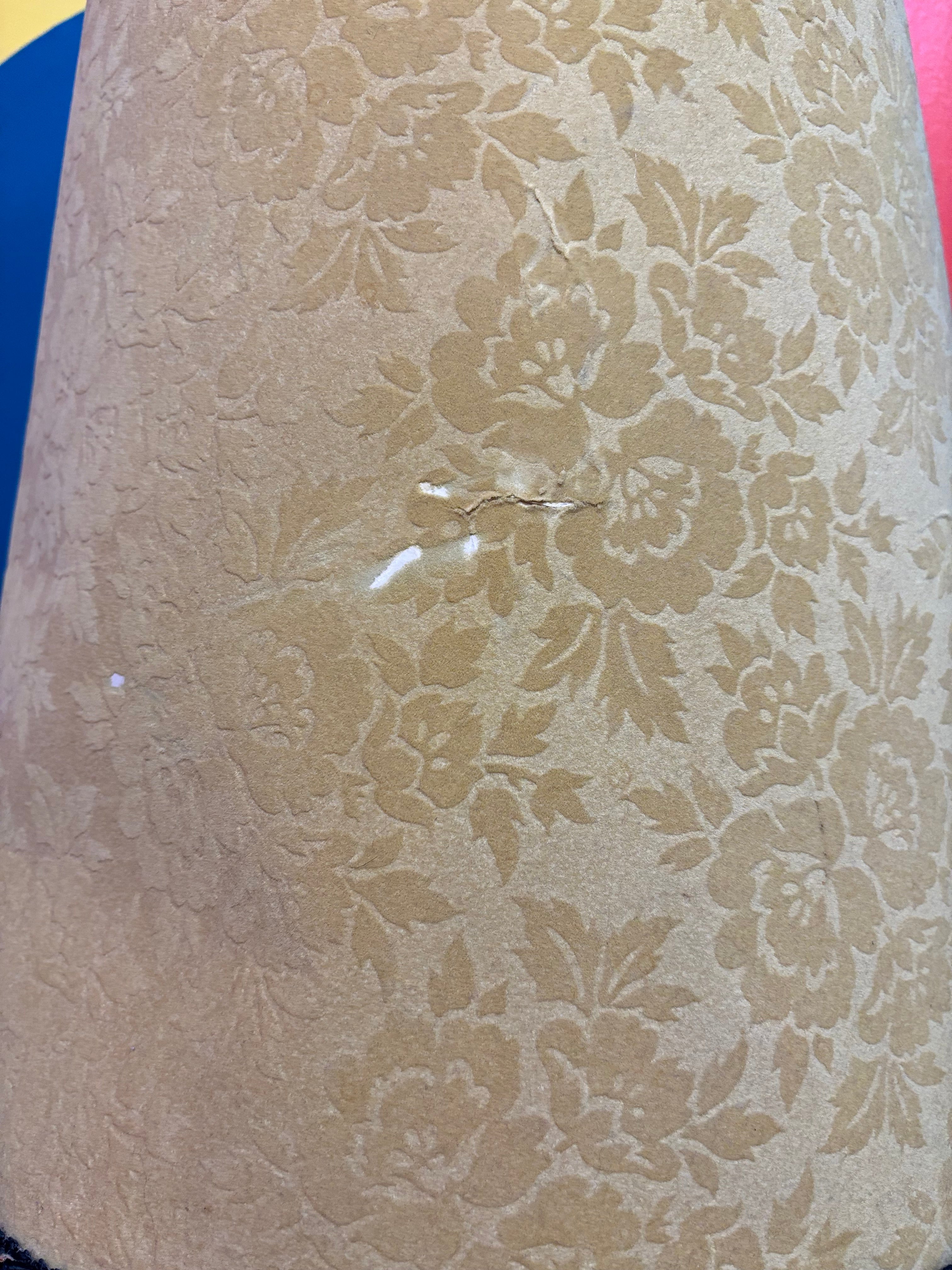 Yellow Pottery Style Lamp