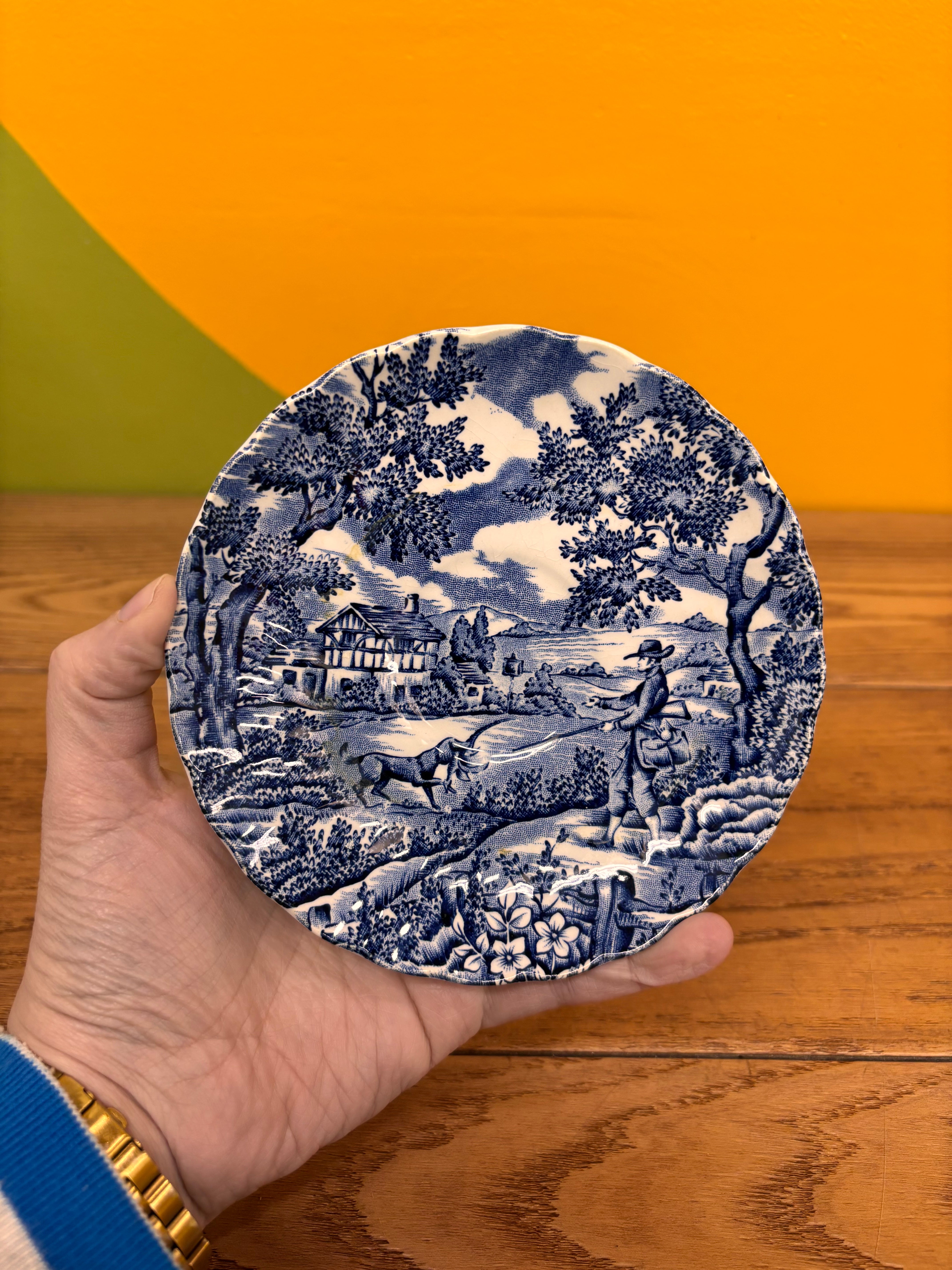 Blue and White Saucer (2)