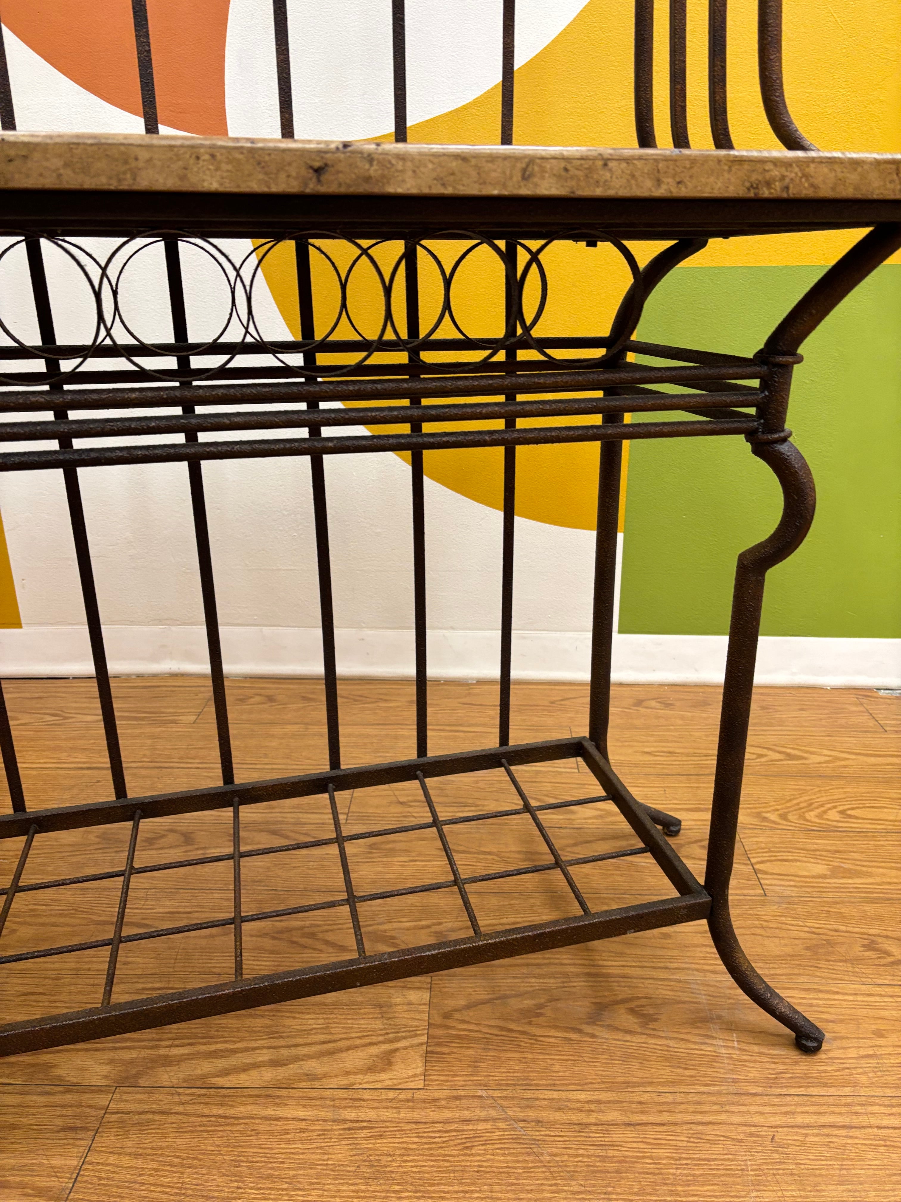 Wrought Iron Bakers Rack