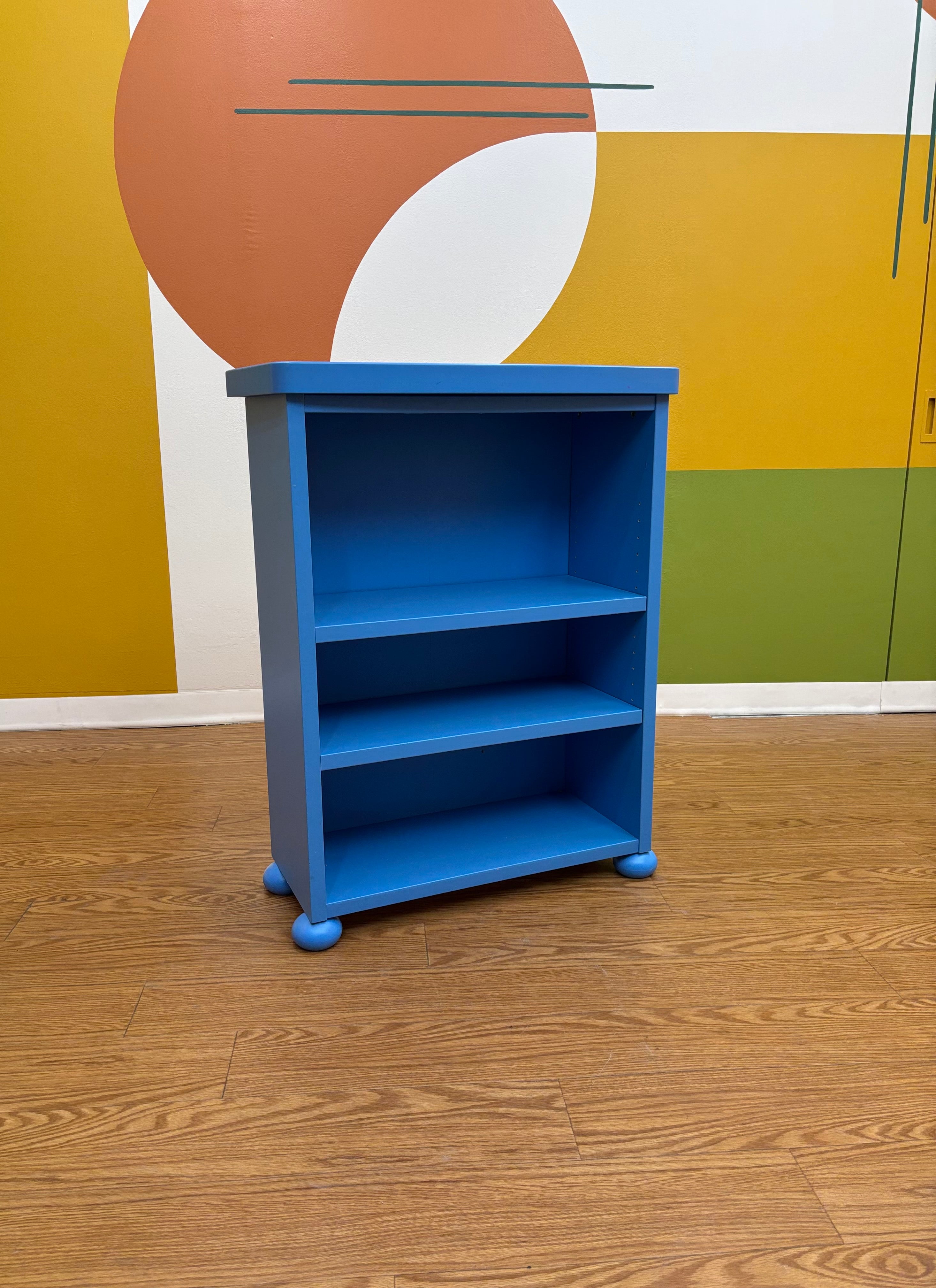 Blue Bookshelf