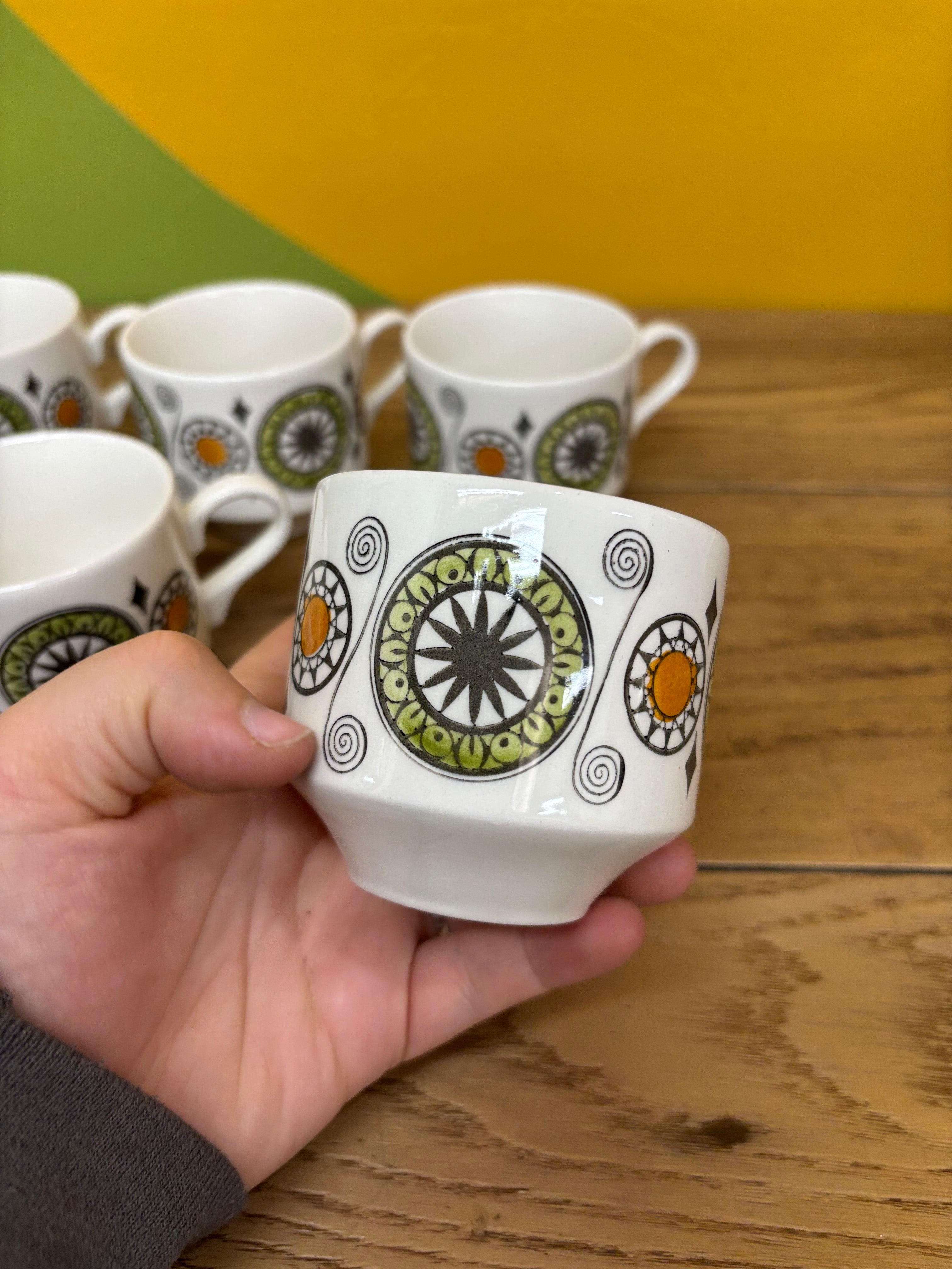 Kathie Winkle Renaissance Mugs - Set of 6