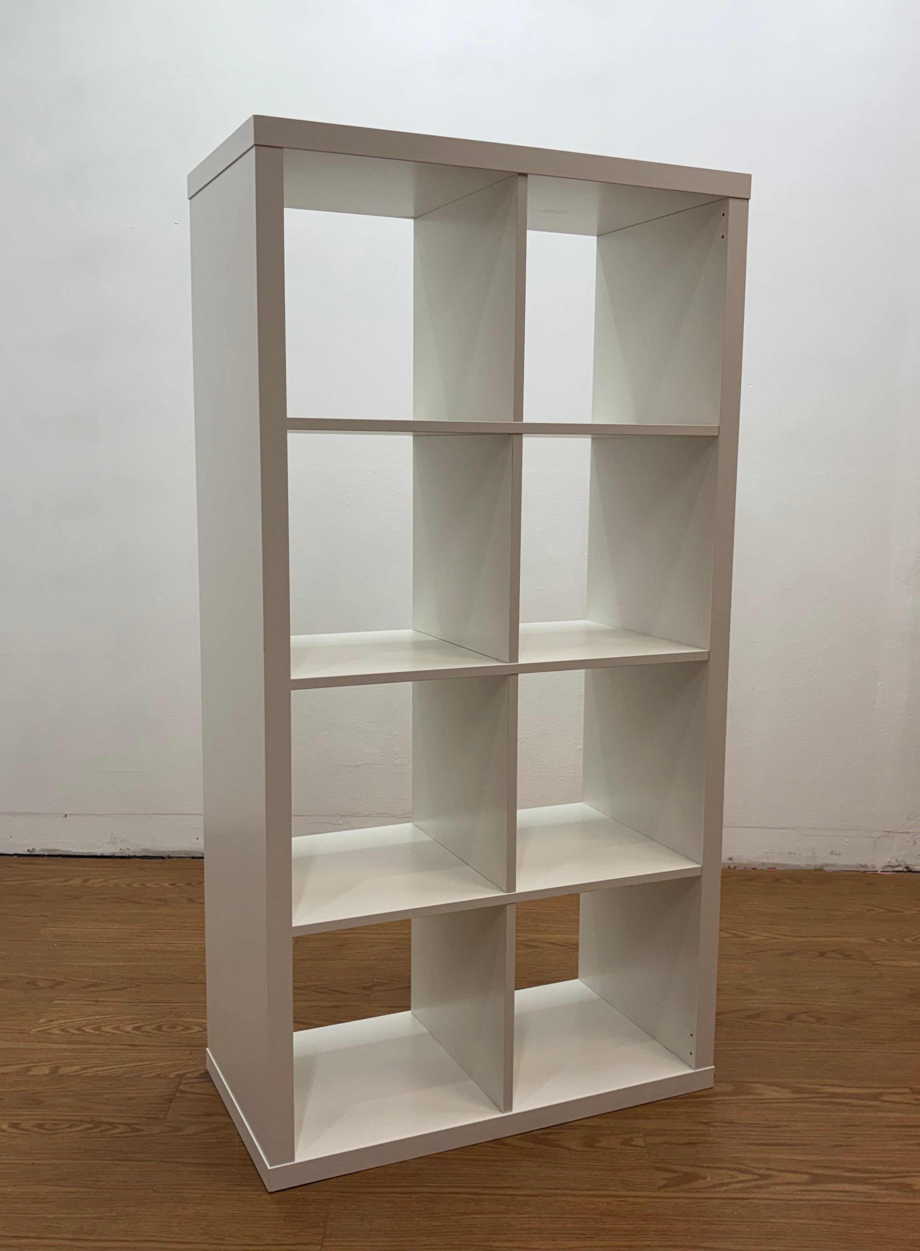 White Kallax Shelf - 8 Cube