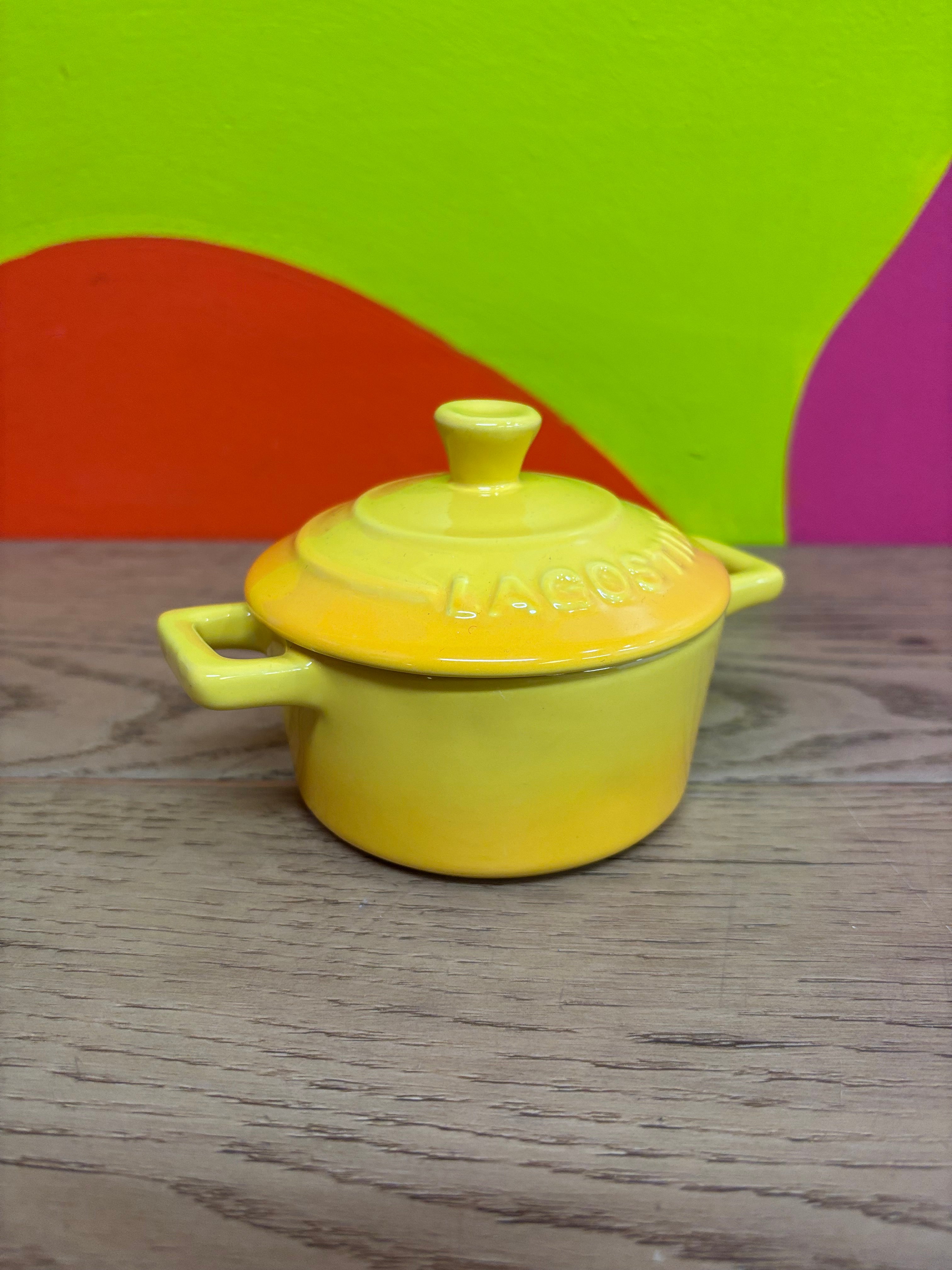 Lagostina Stoneware Mini Casserole Dish - Yellow