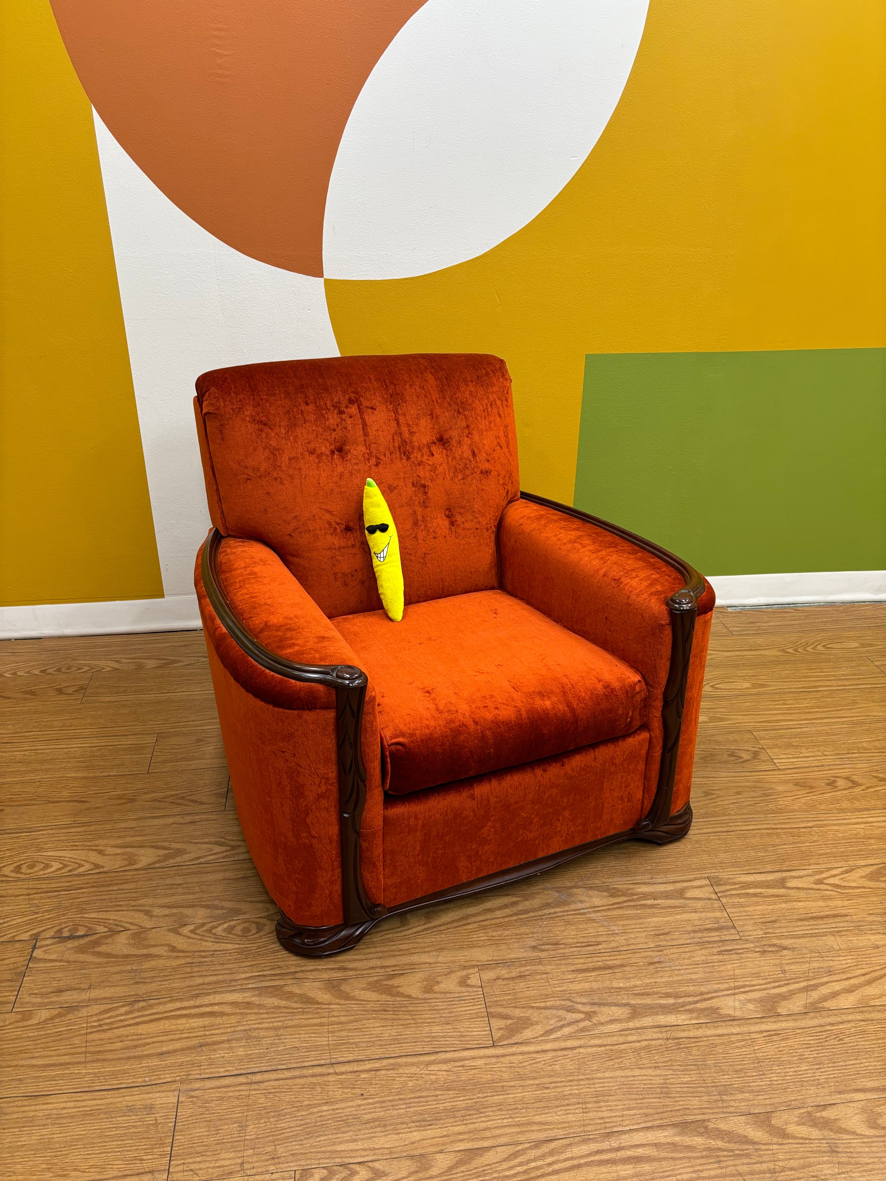 Orange Armchair