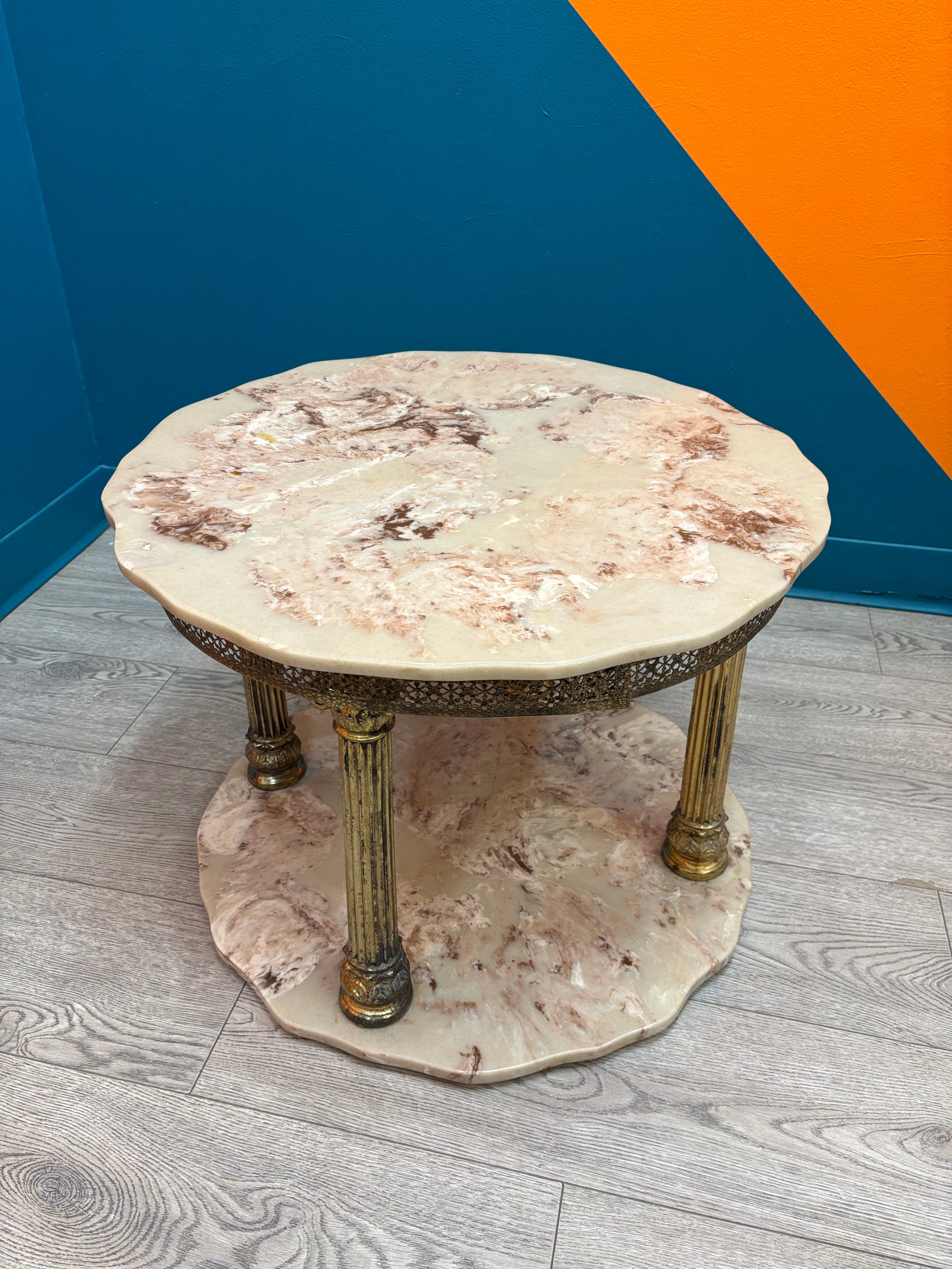 Round Marble Side Table