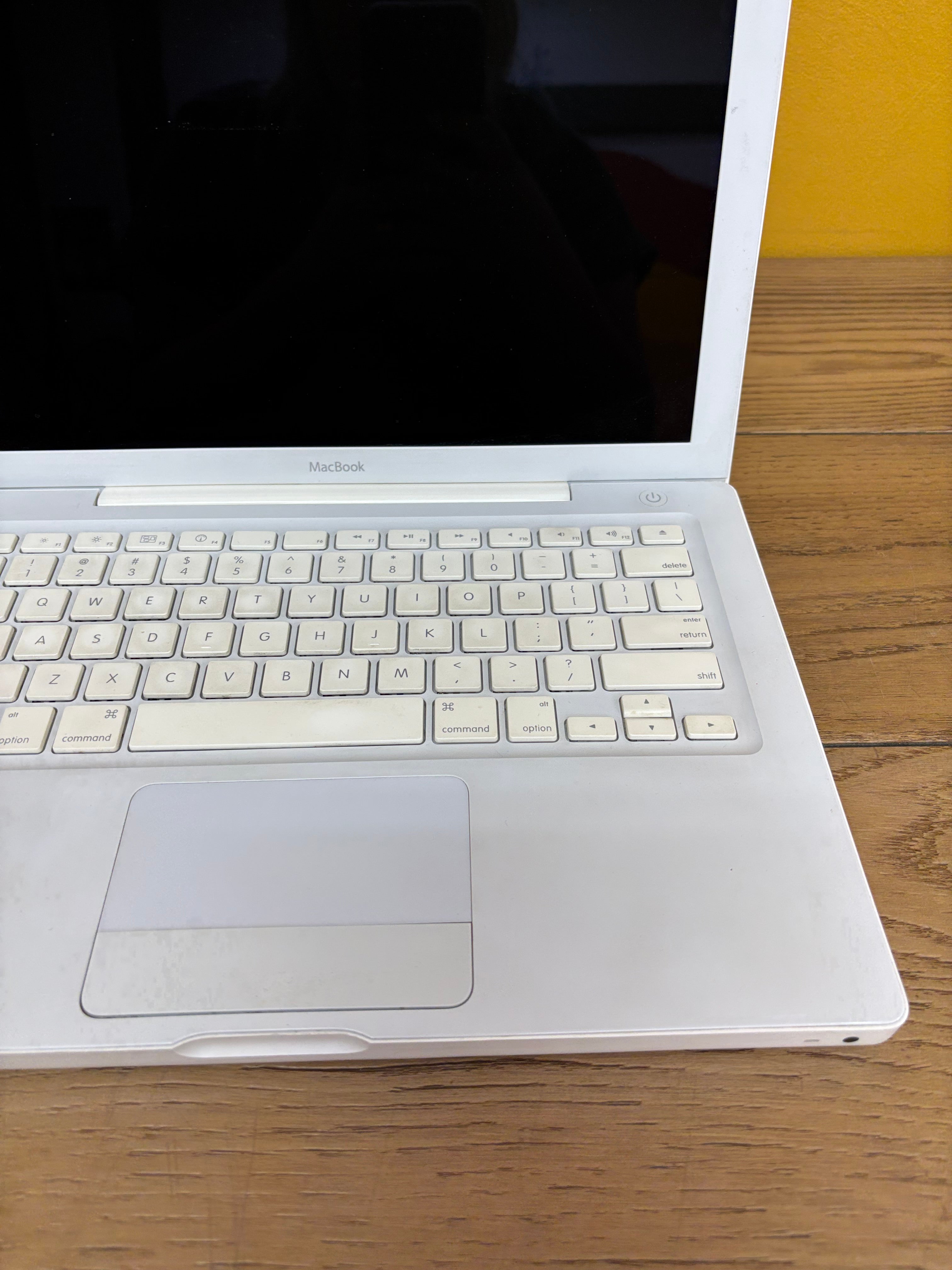 White MacBook Laptop (2007)