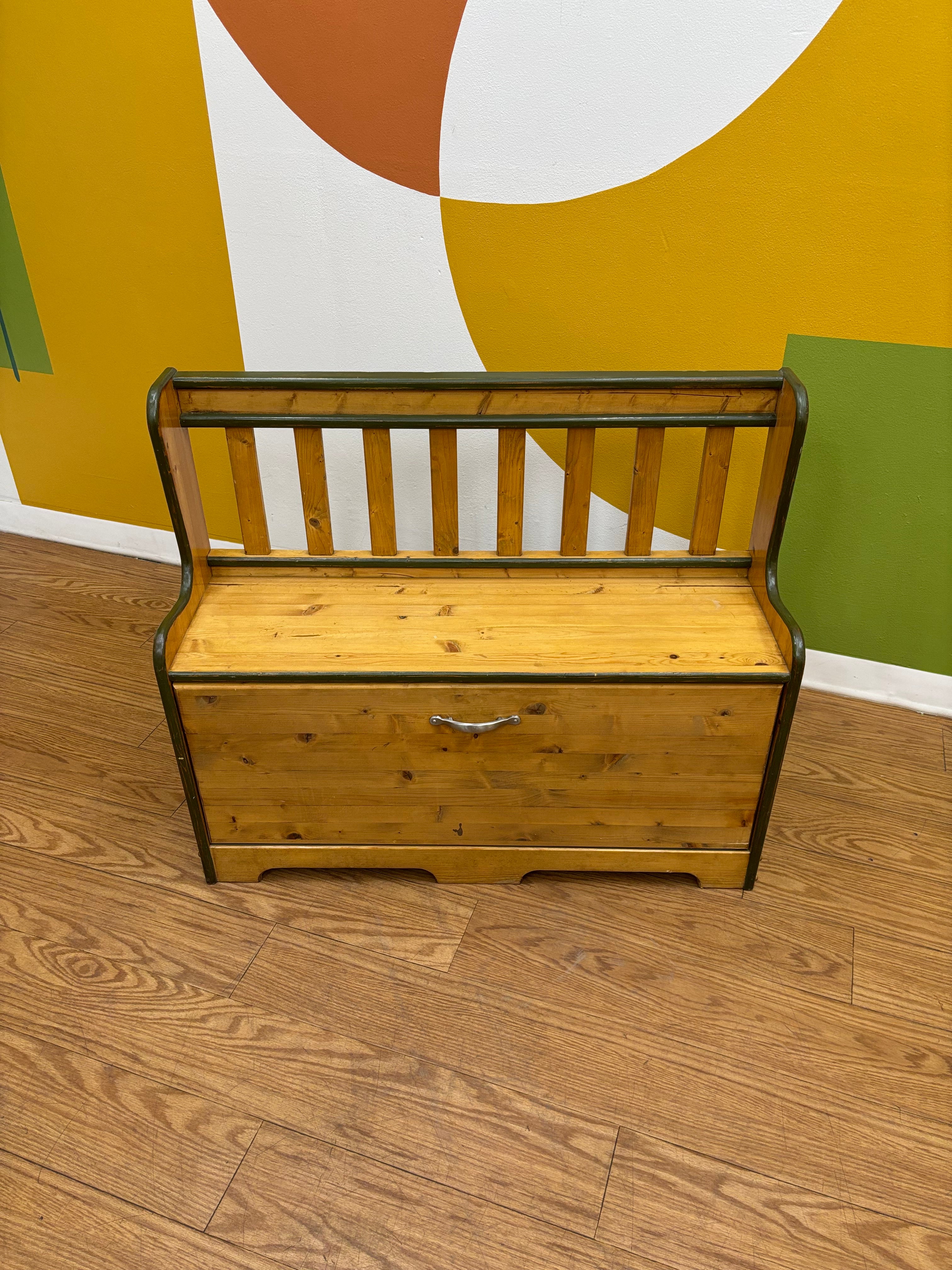 Wood Shoe Bench
