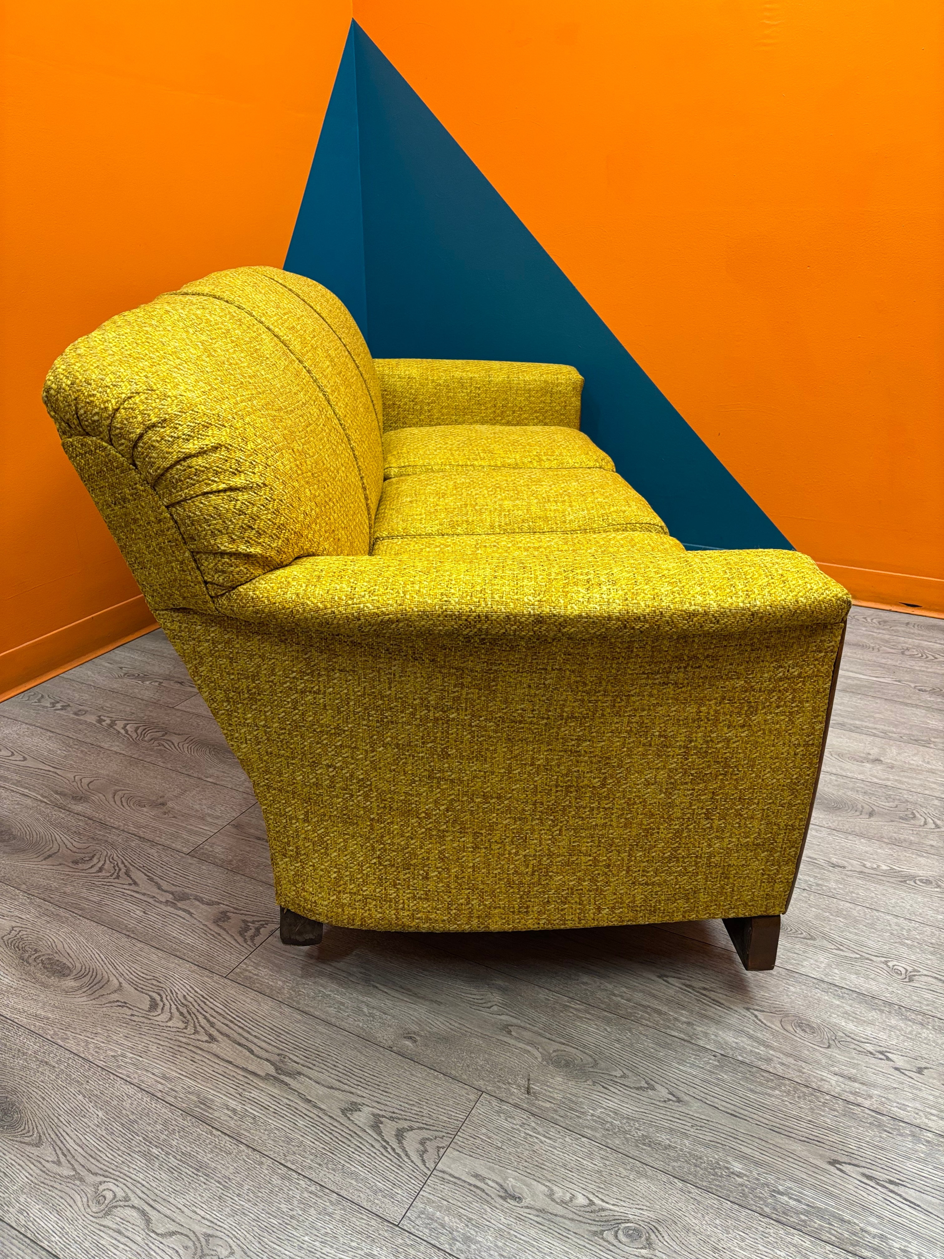 Yellow Fabric Sofa