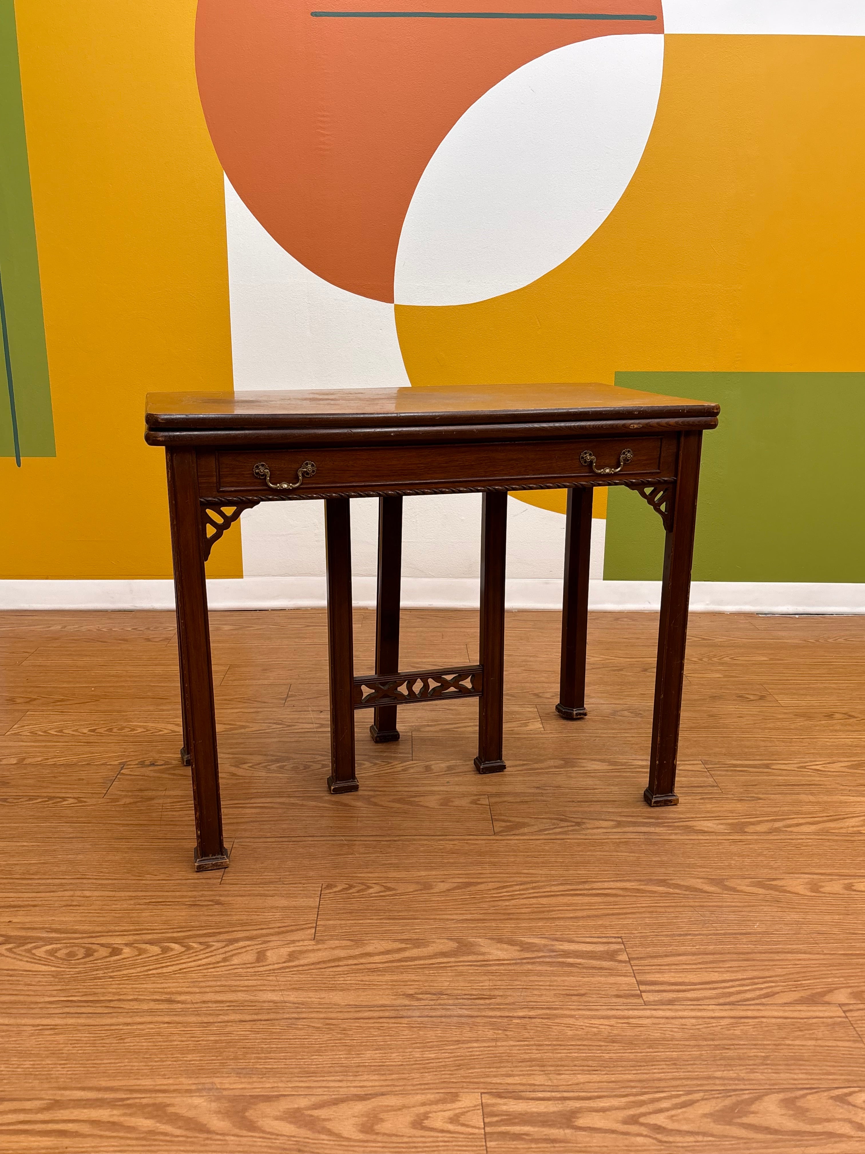 Wood Drop Leaf Dining Table