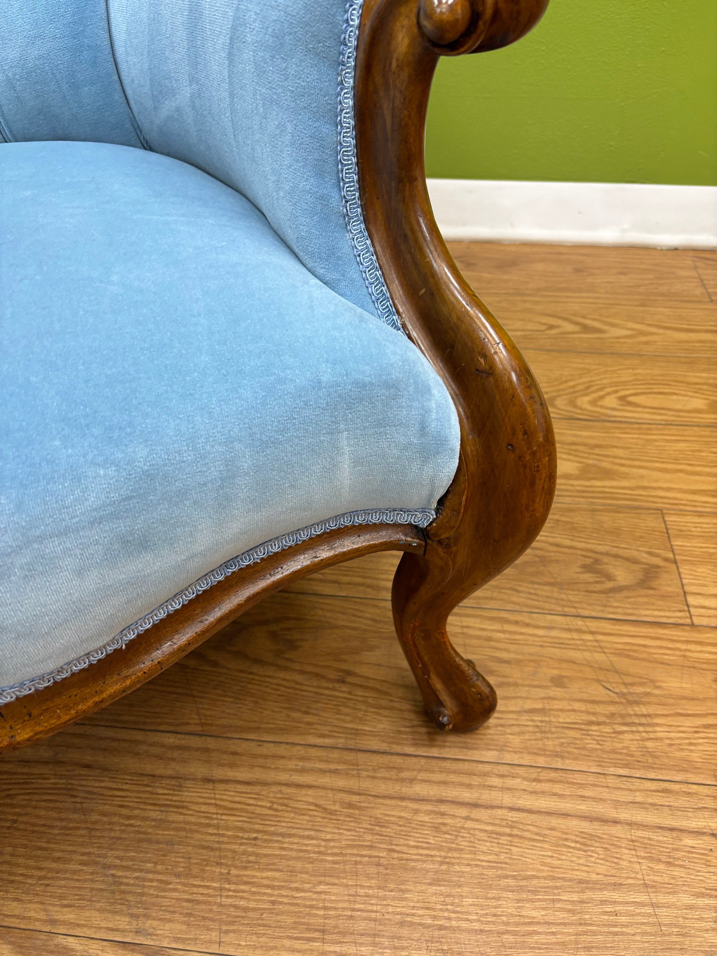 Baby Blue Accent Chair
