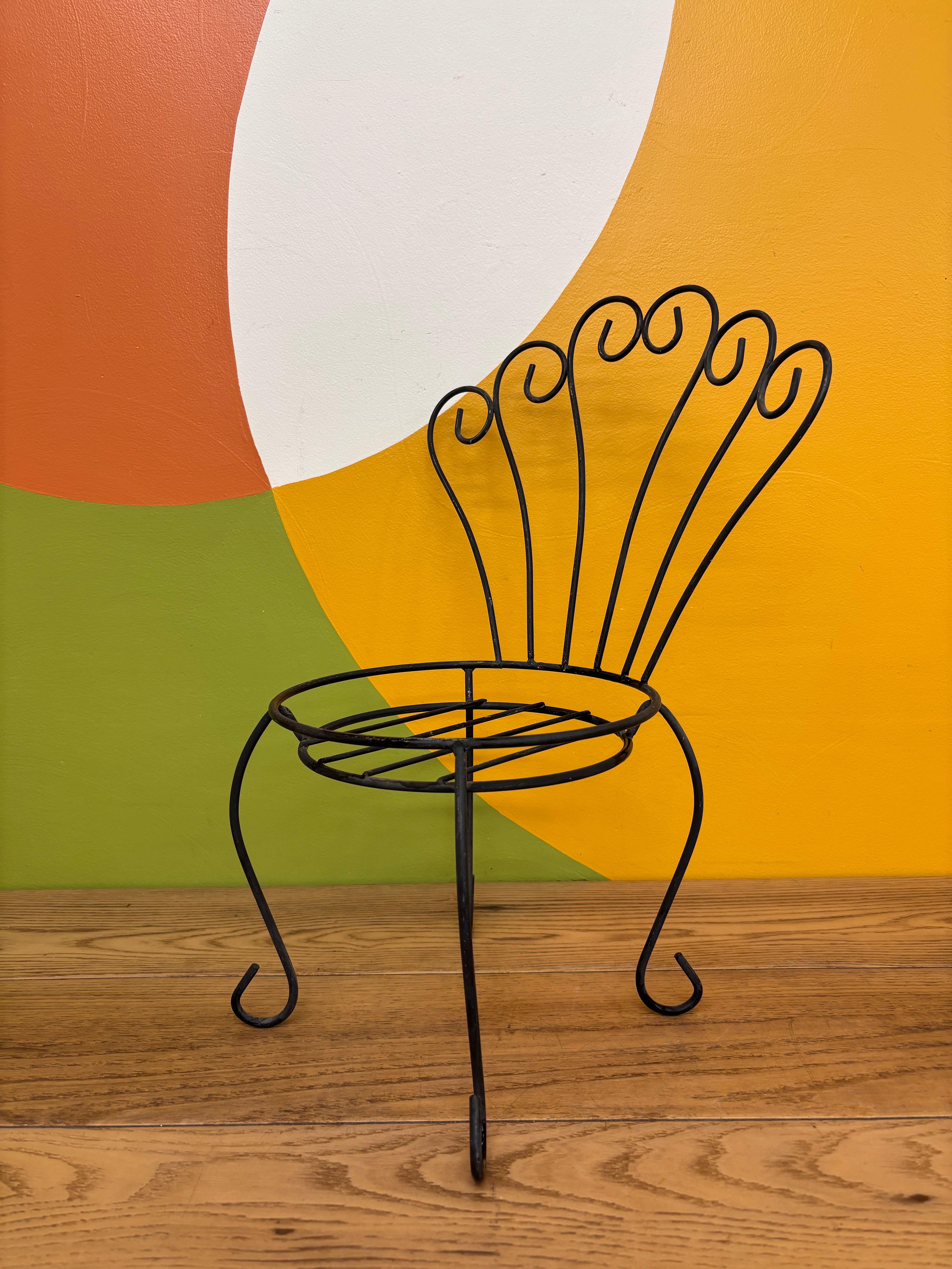 Wrought Iron Plant Stand