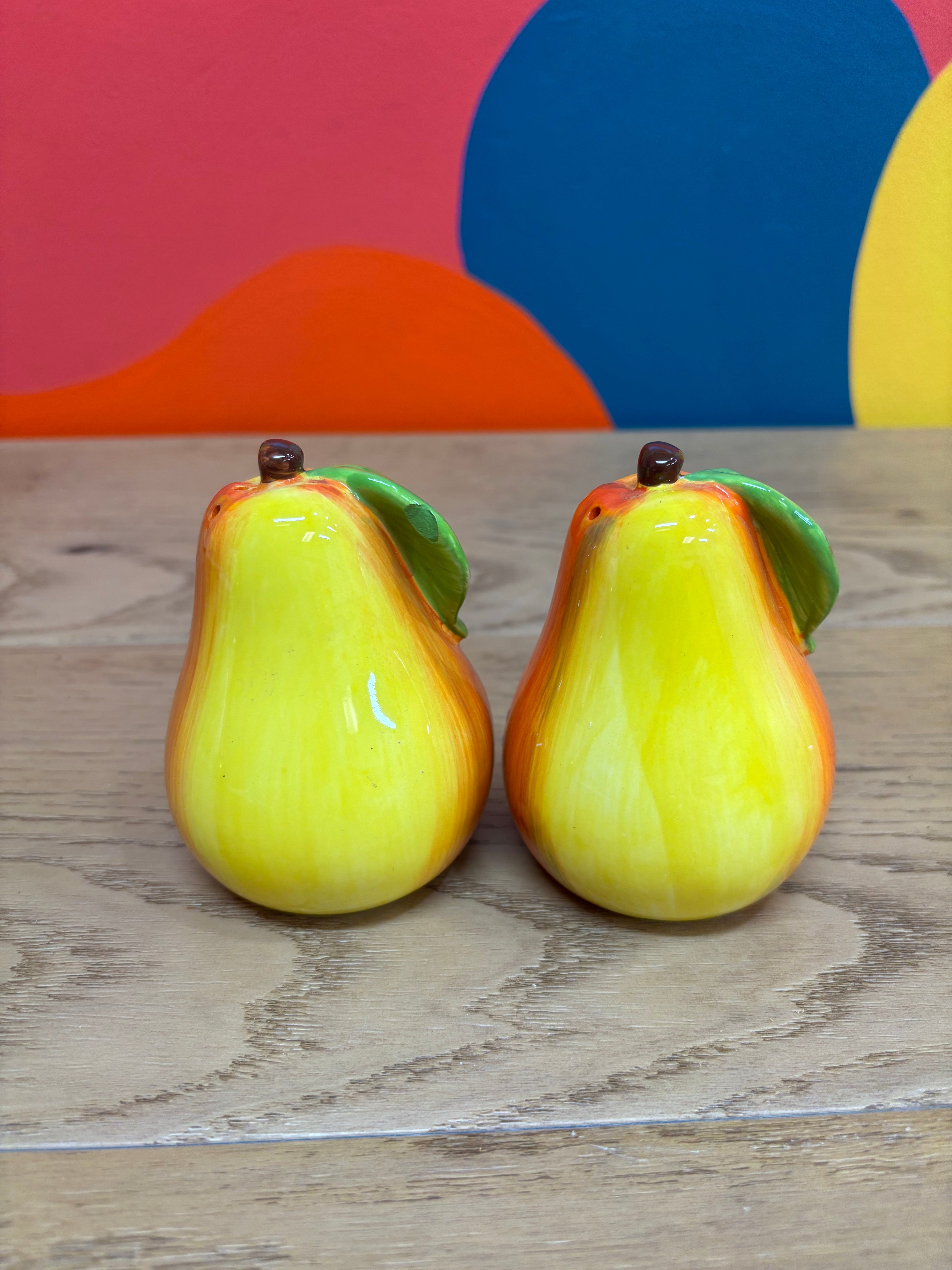 Pear Salt & Pepper Shakers