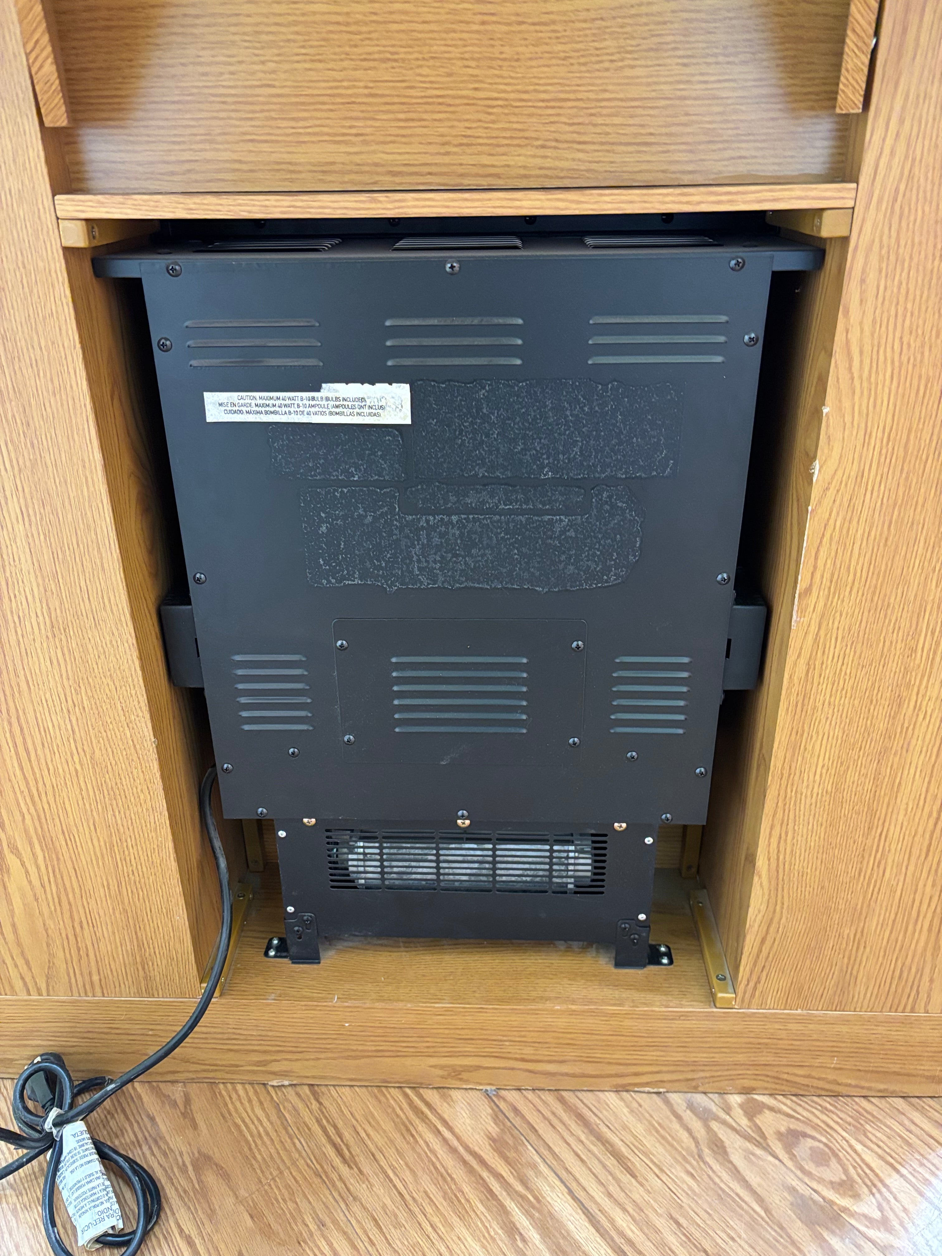 Corner Electric Fireplace