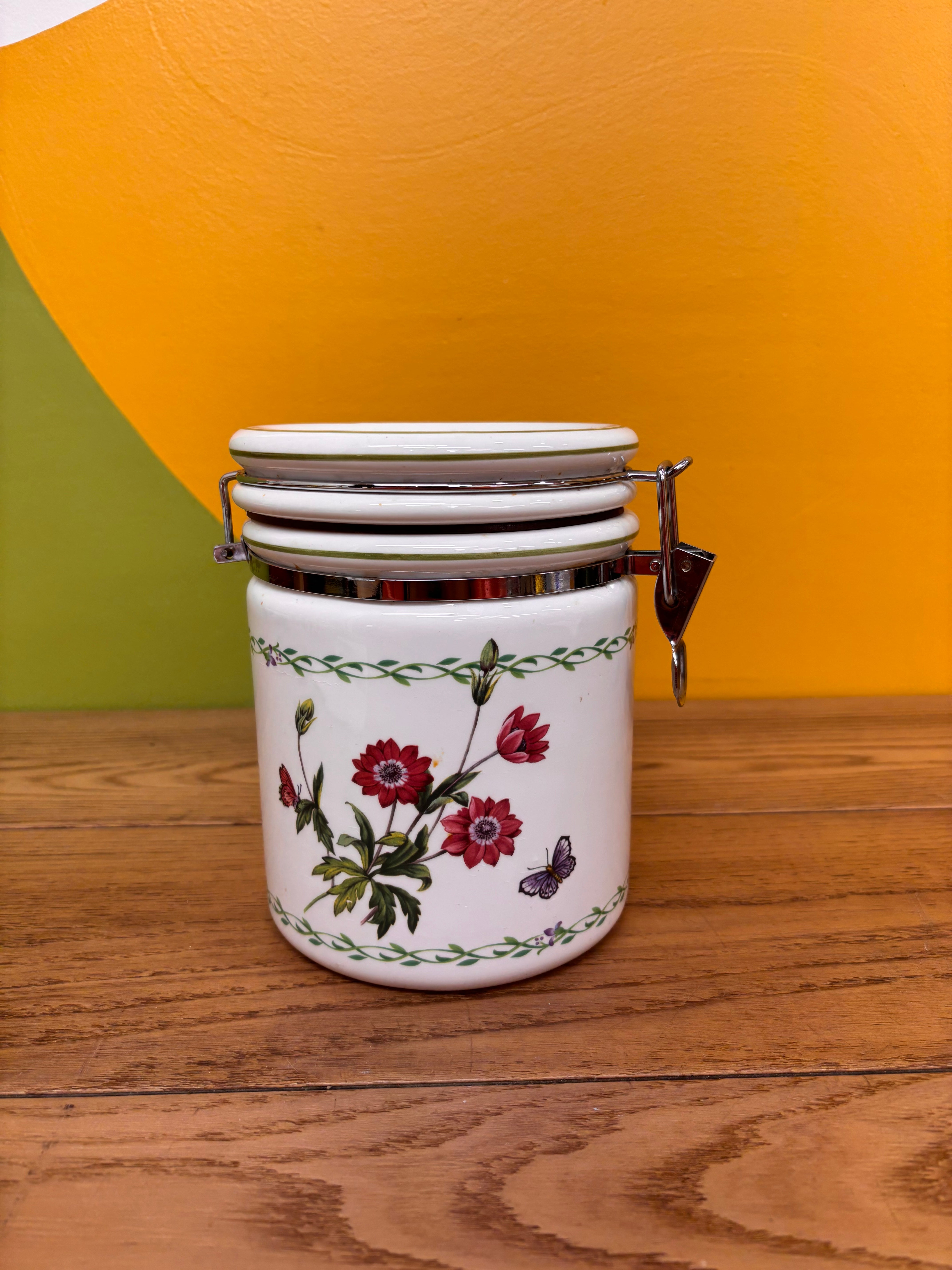 Floral Canister