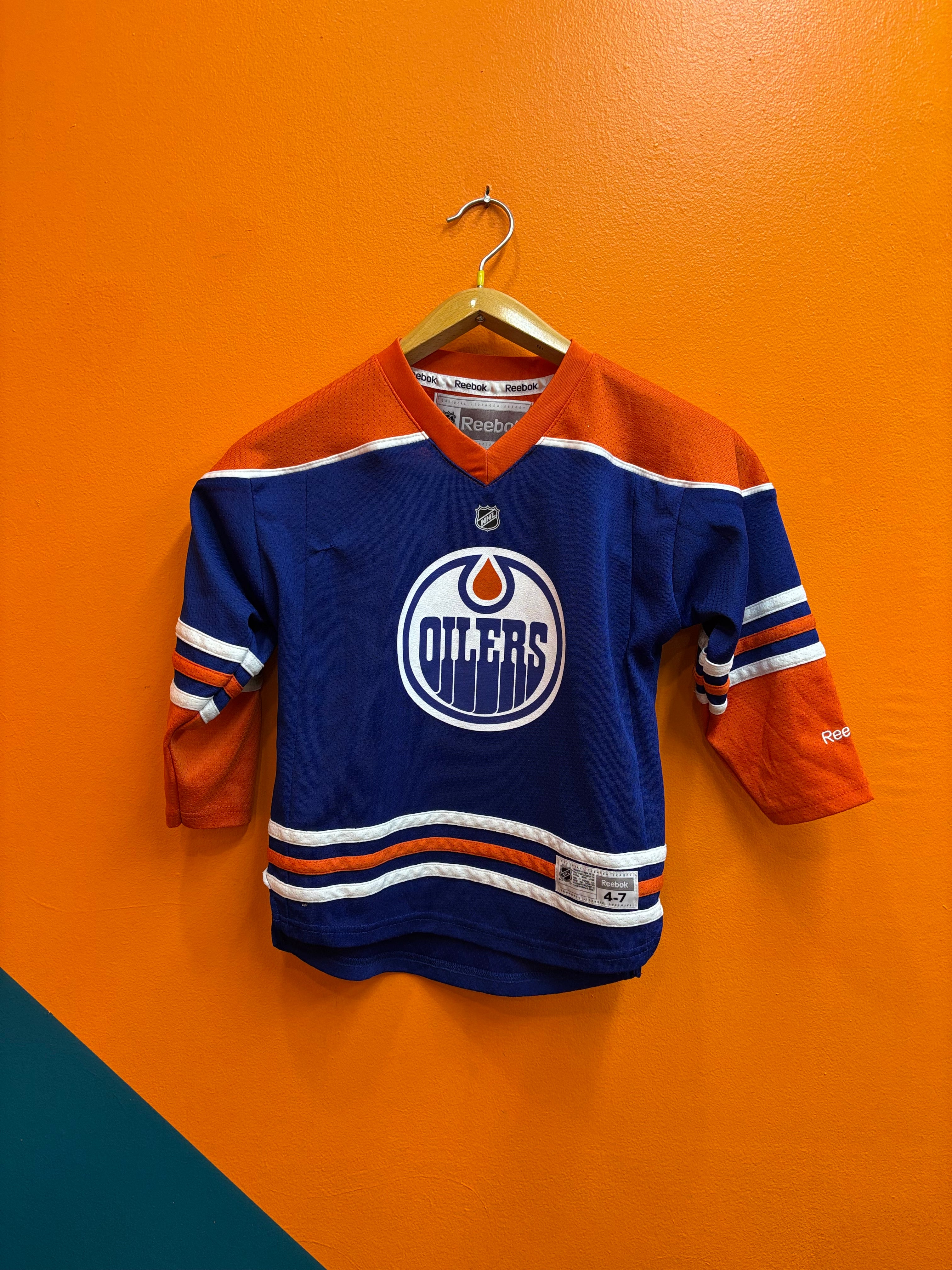 Taylor Hall Edmonton Oilers Jersey (4-7 Youth)