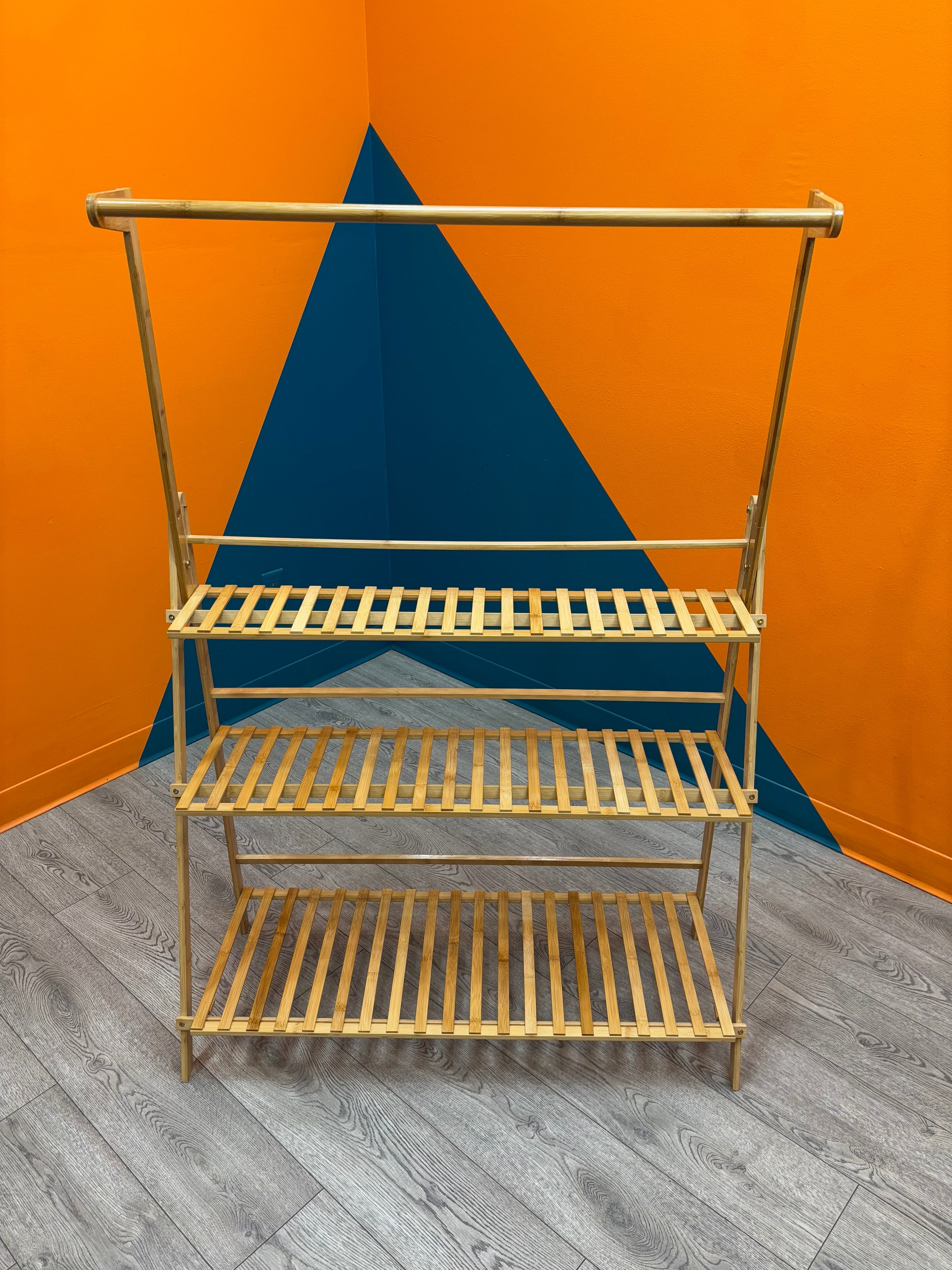 3 Tier Wooden Plant Shelf (2 available)