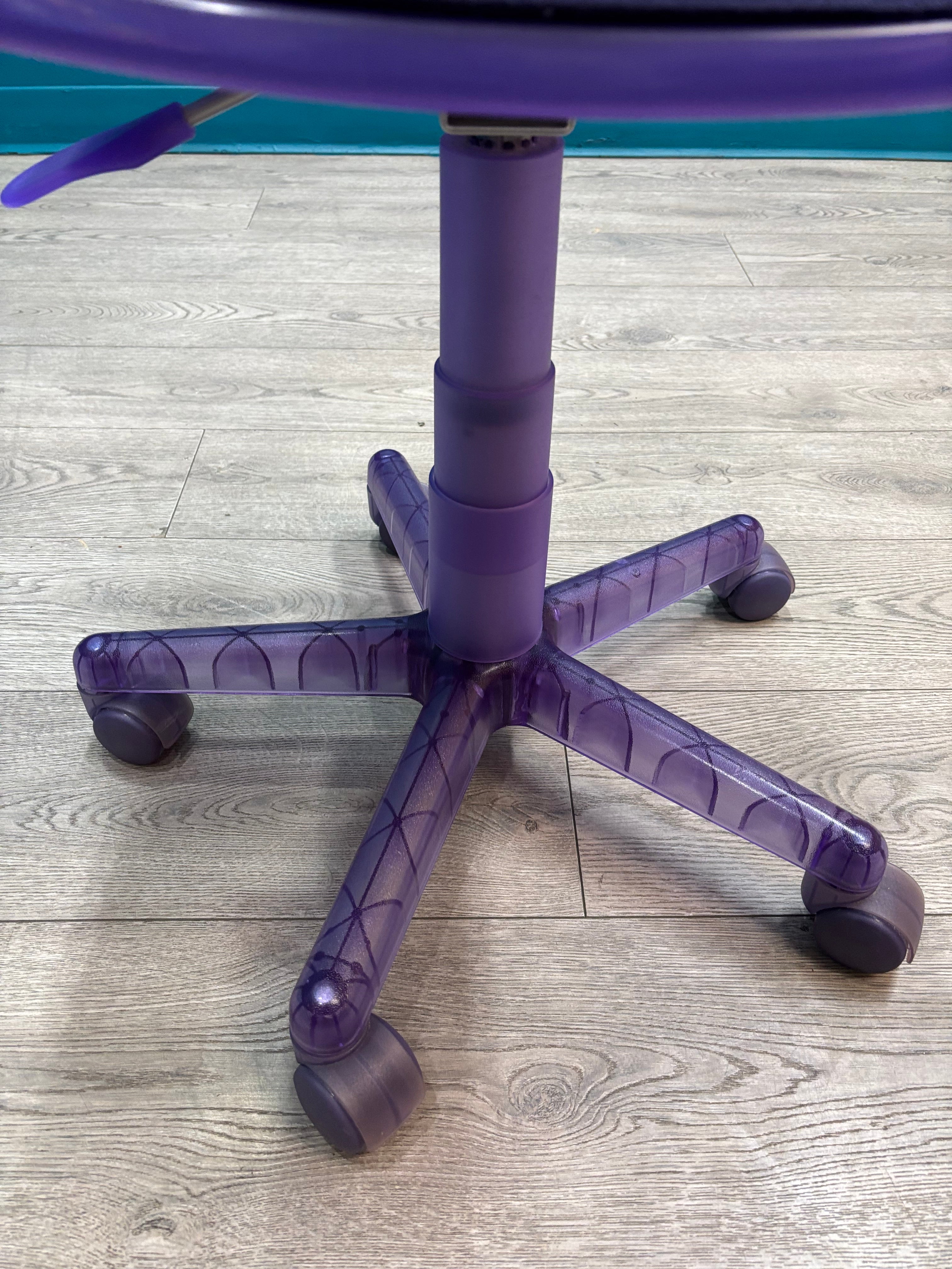 Purple Swivel Office Chair