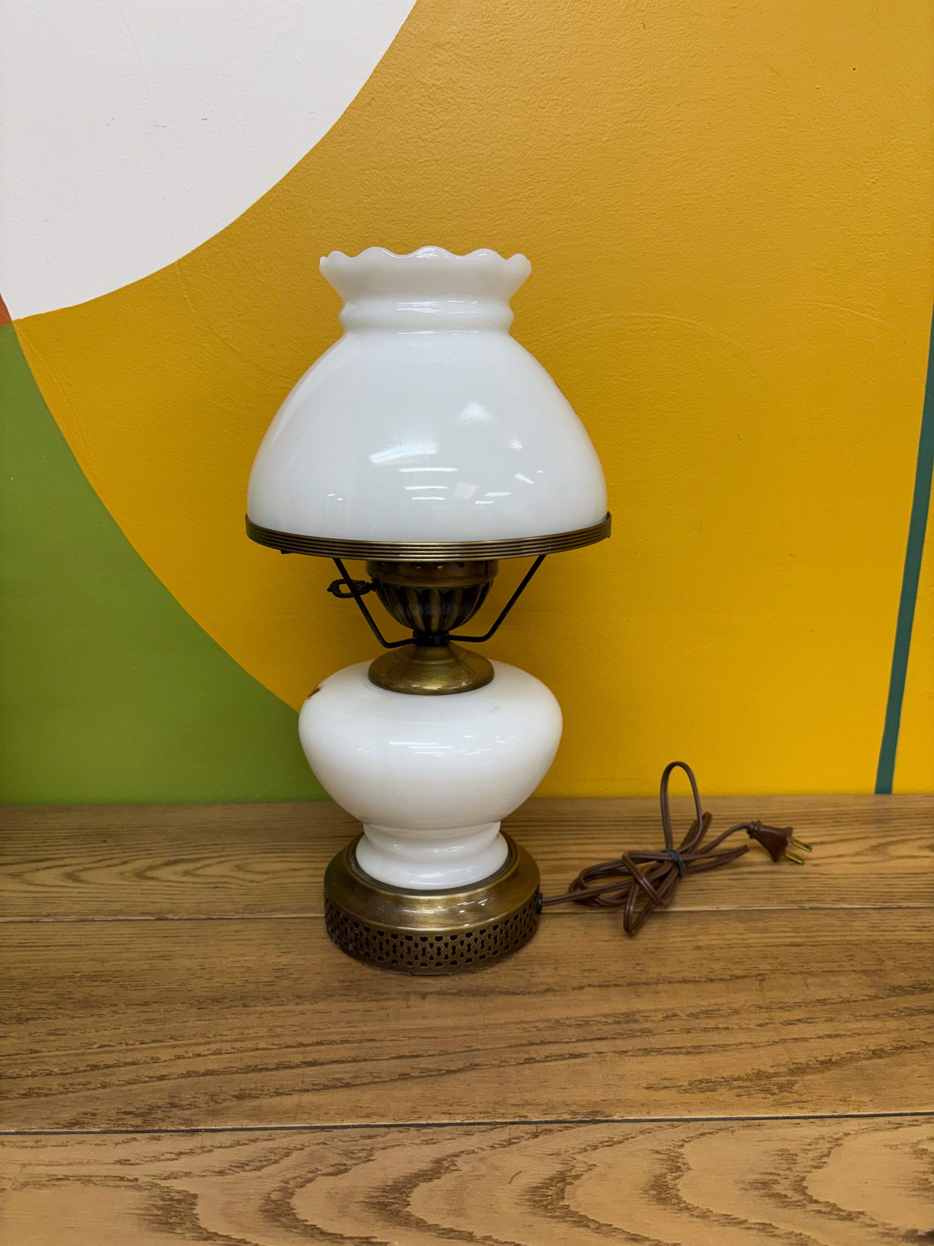 Hurricane Style Table Lamp