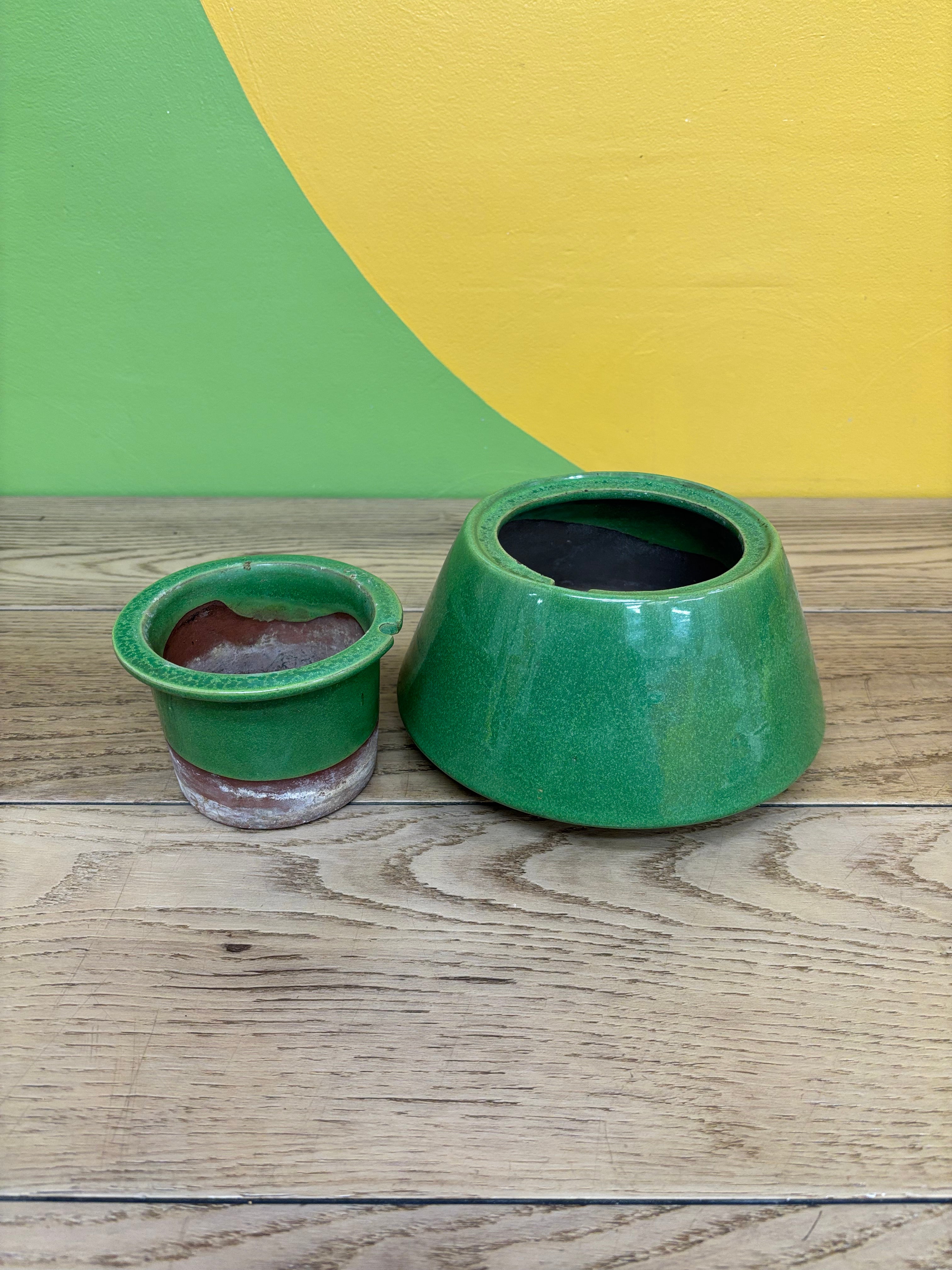 Green Self Watering Pot