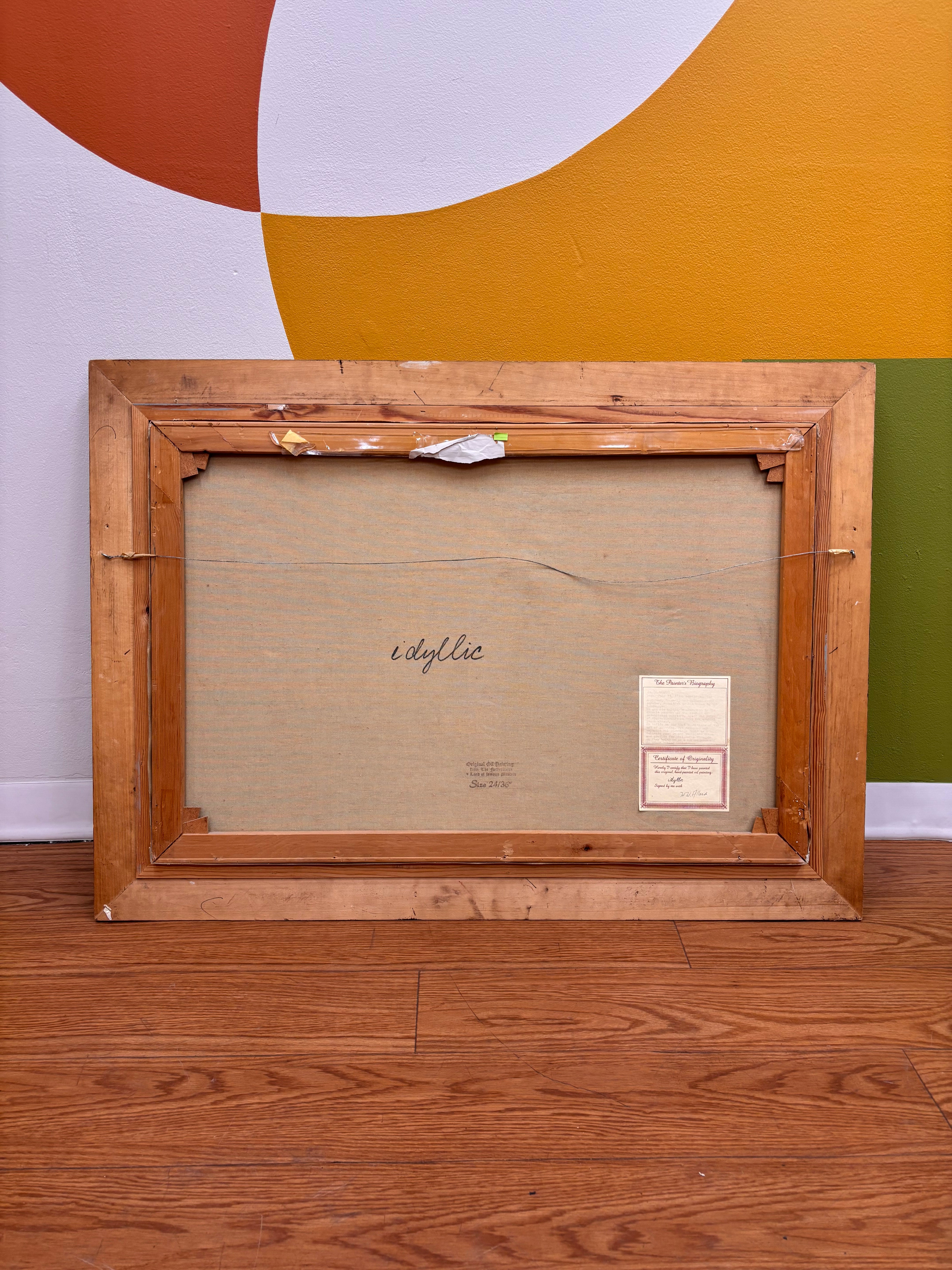 Large Gold Framed Painting
