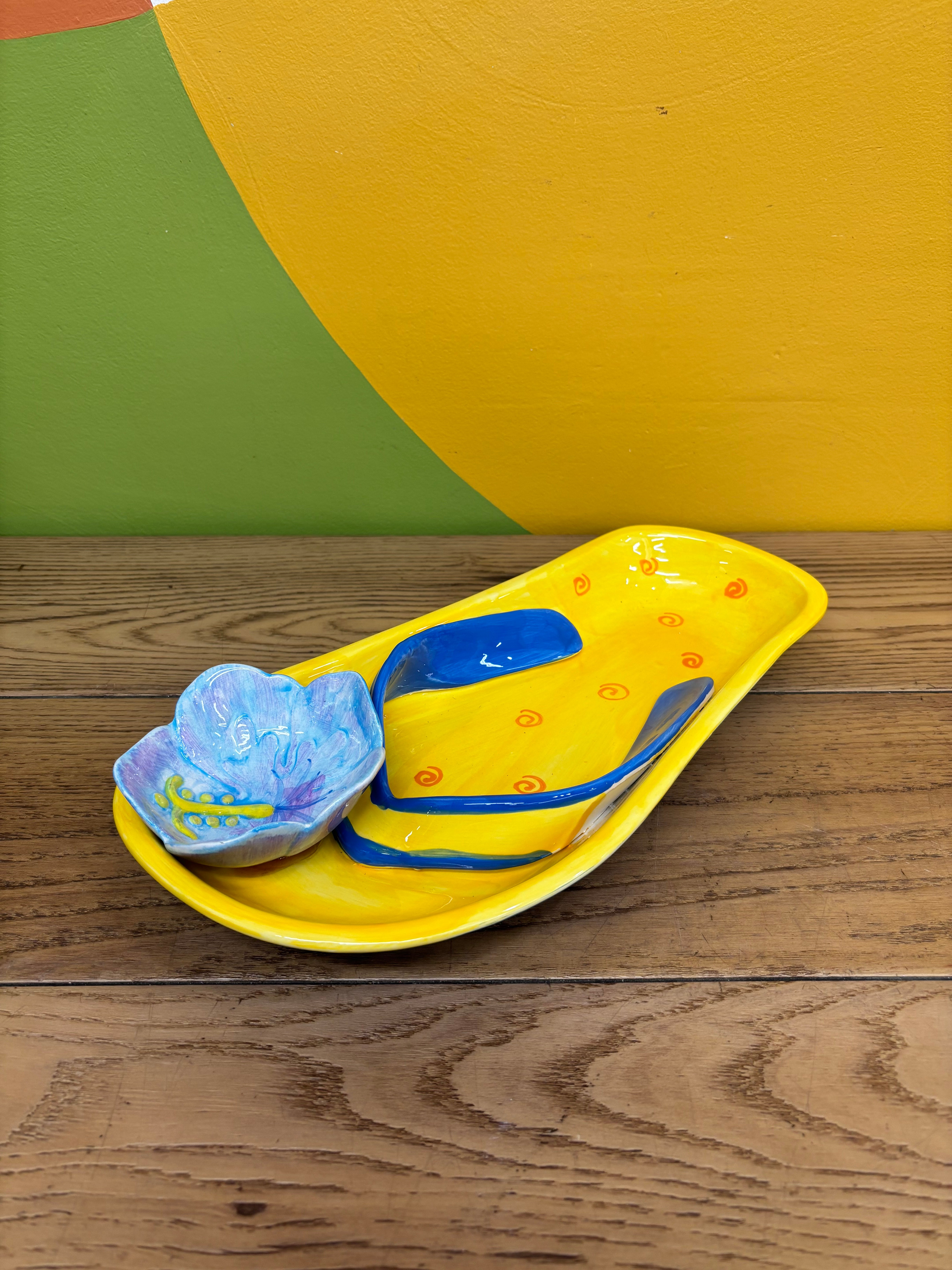 Flip Flop Chip and Dip Bowl
