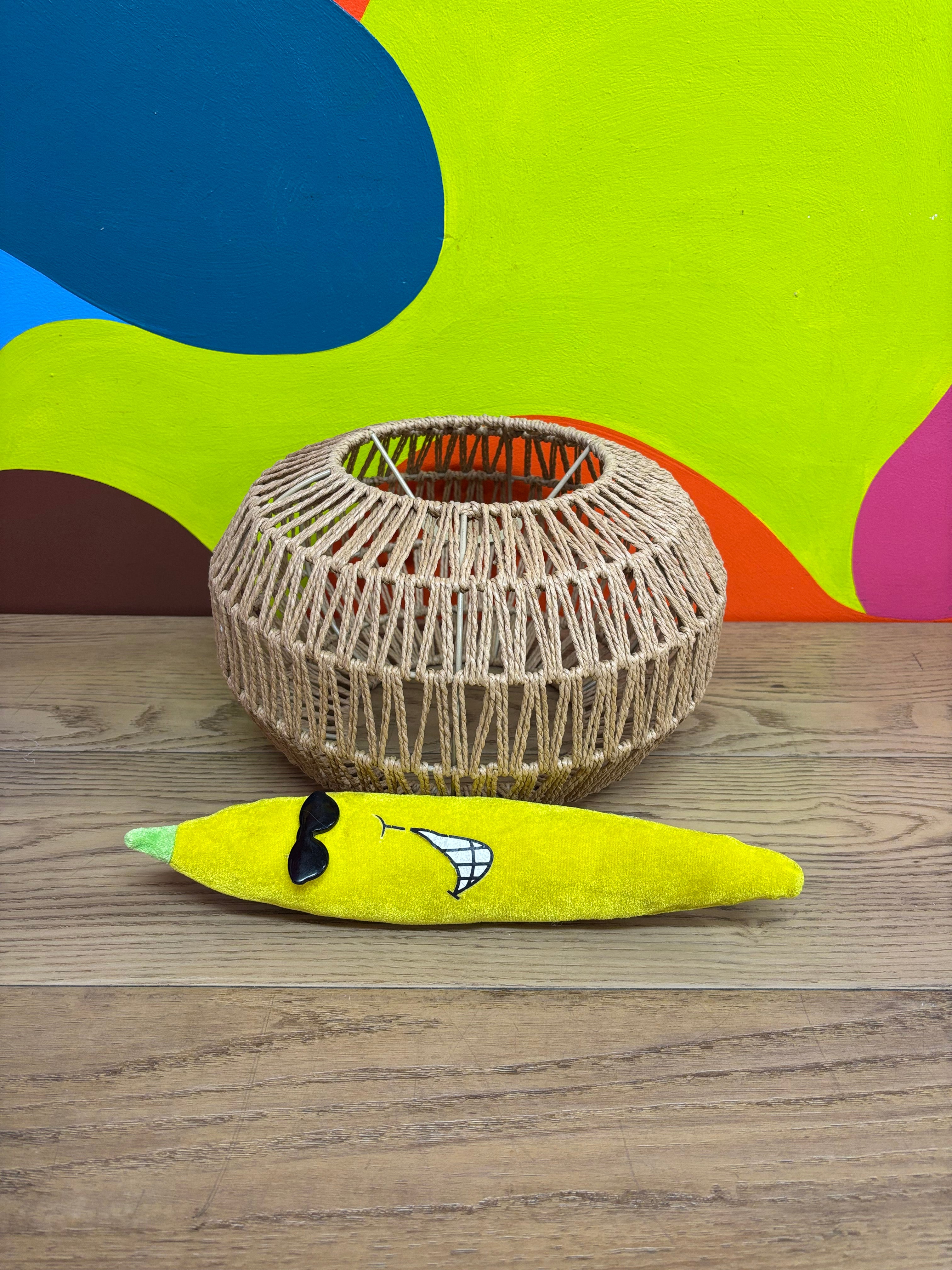 Small Woven Lamp Shade