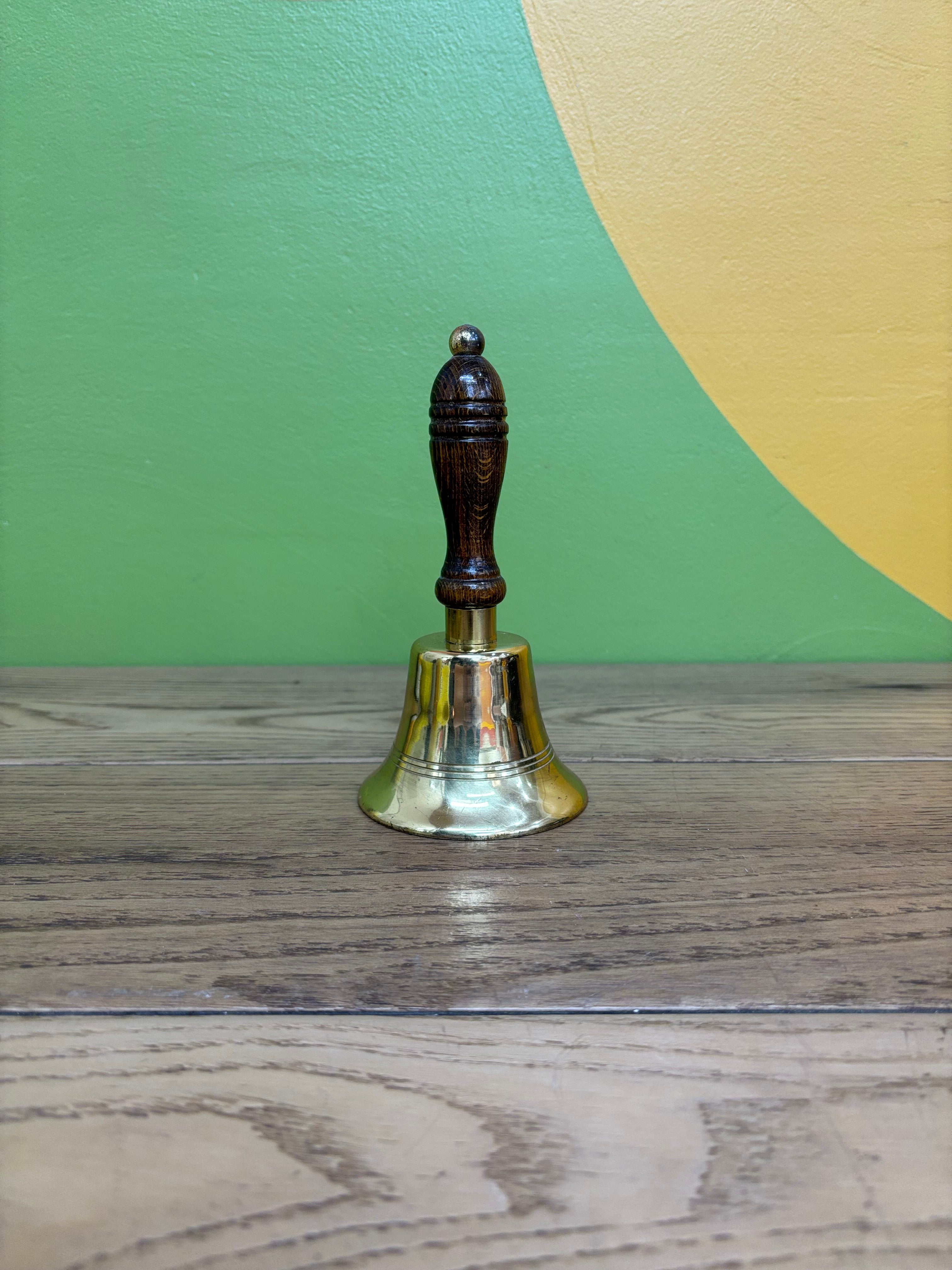 Hand Bell with Wood Handle