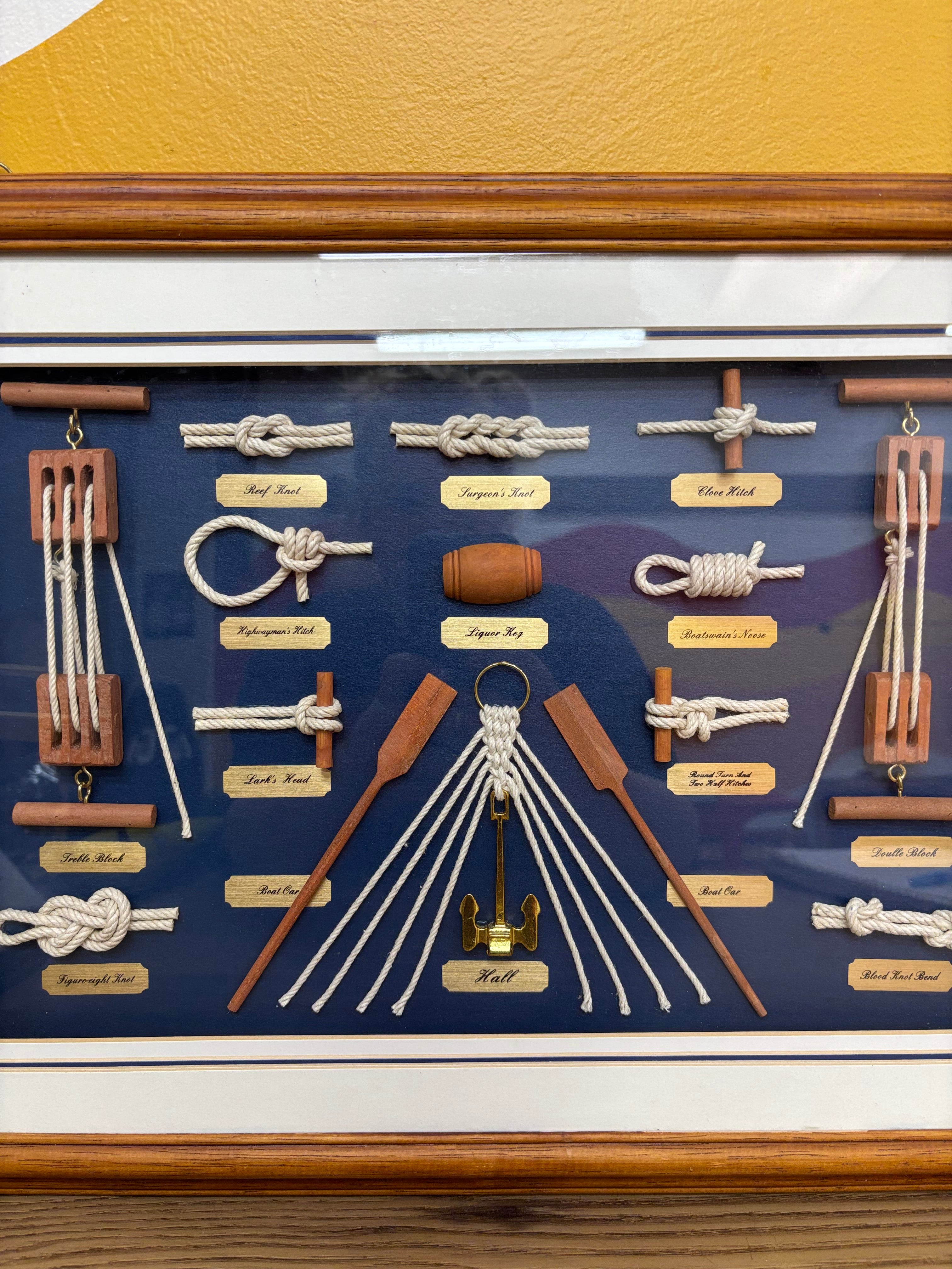 Framed Nautical Knot Art