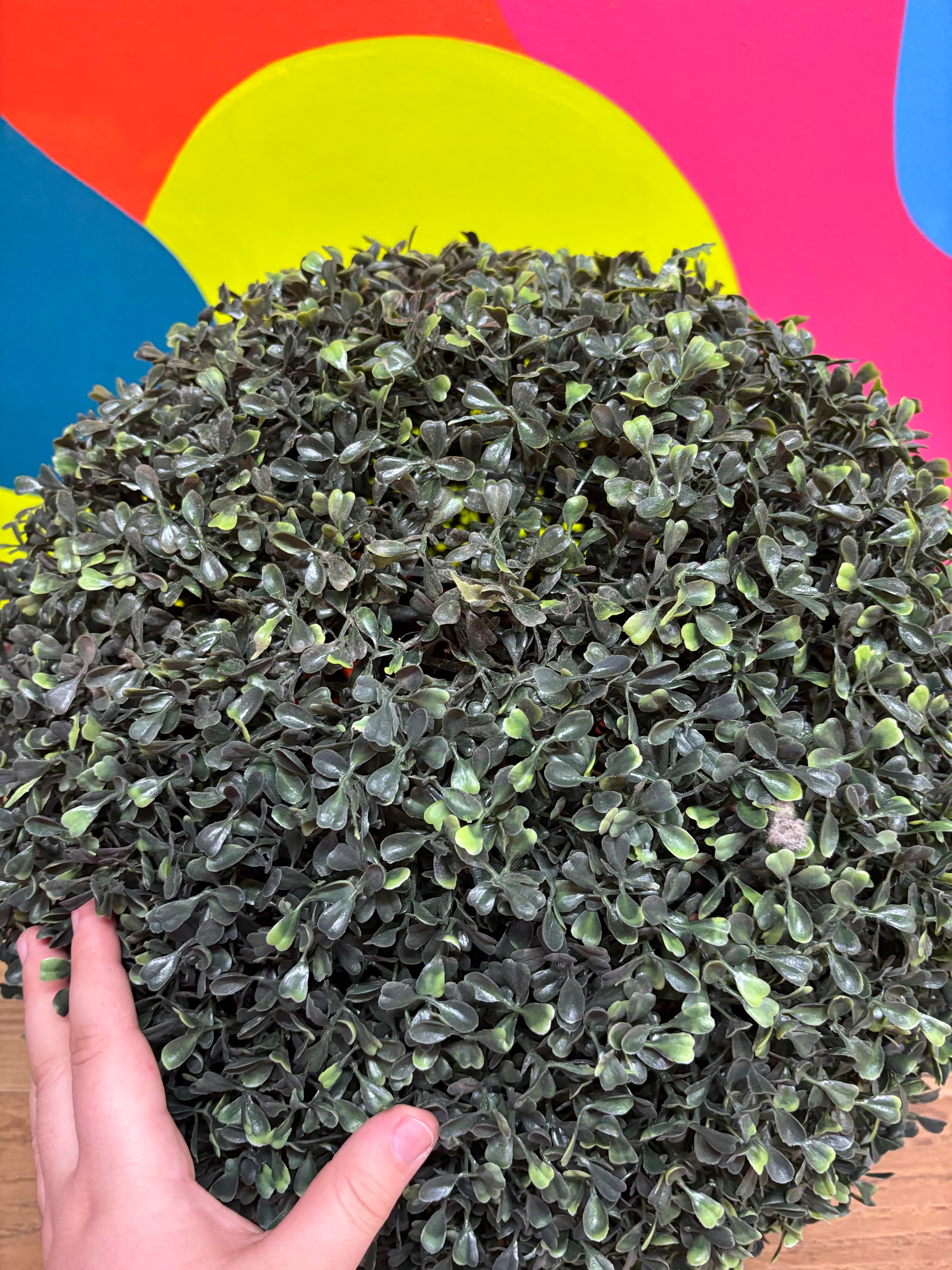 Large Artificial Plant Ball (2 available)