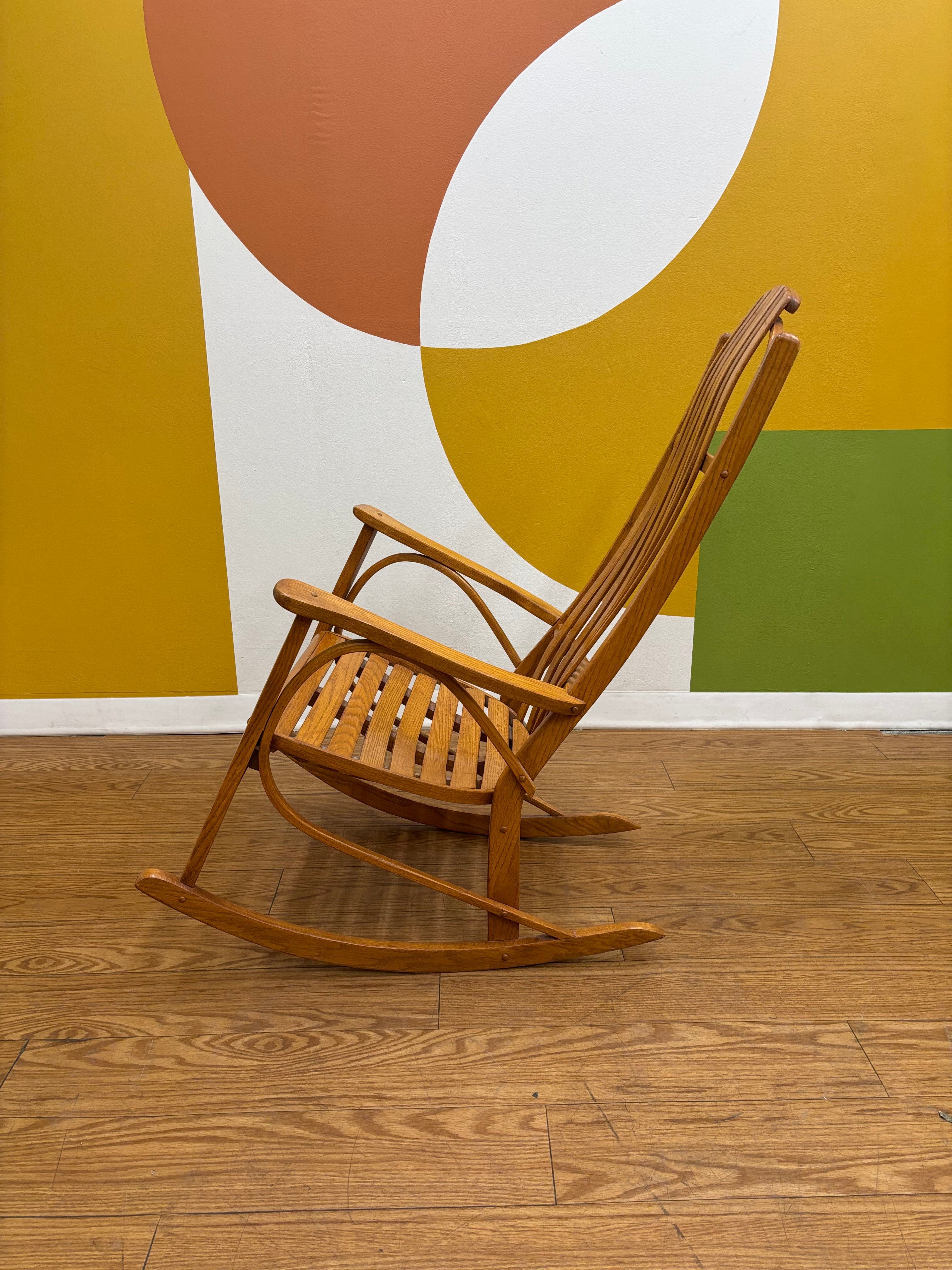 Wood Bentwood Rocking Chair