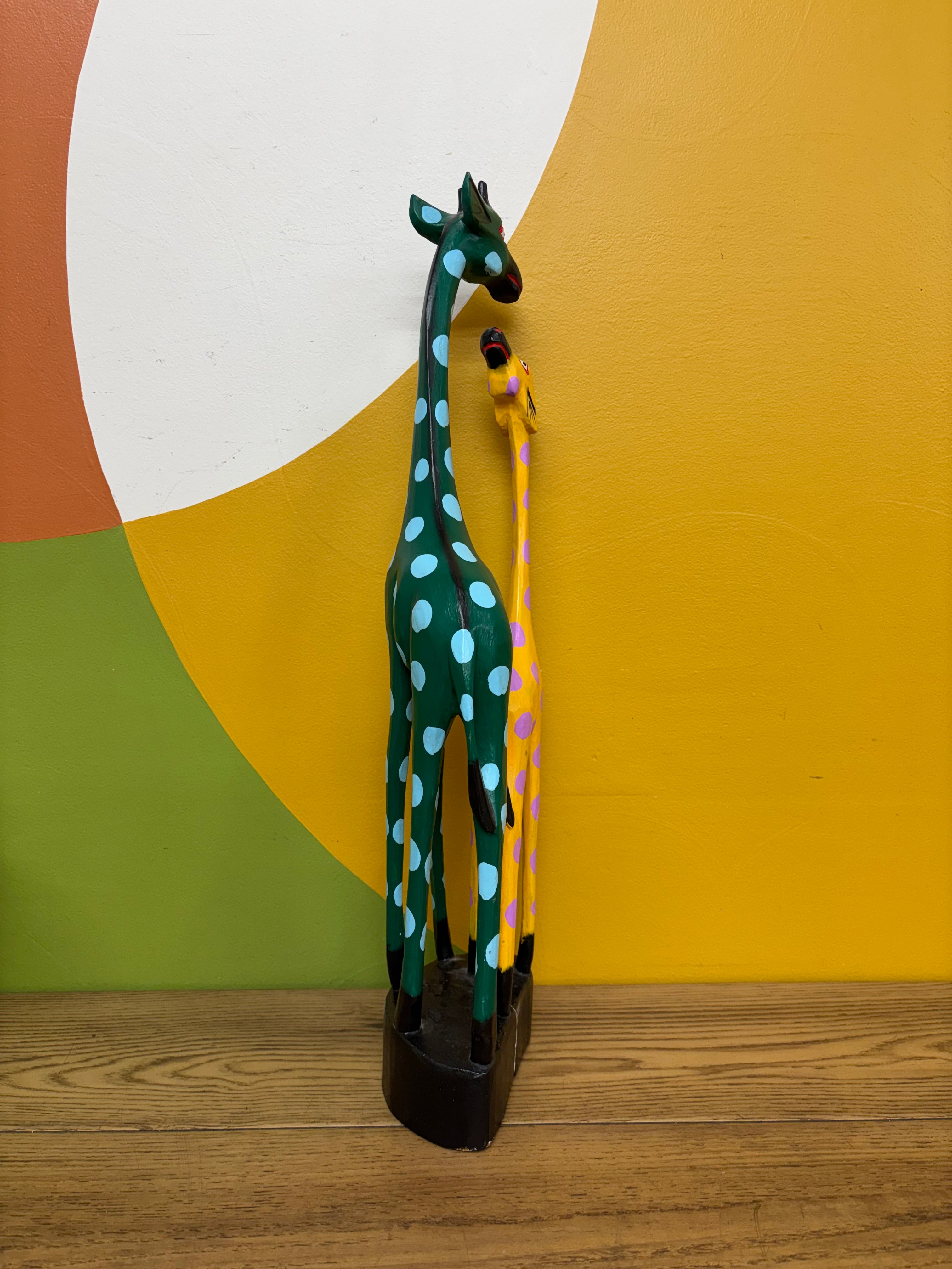 Polka Dot Giraffe Statue