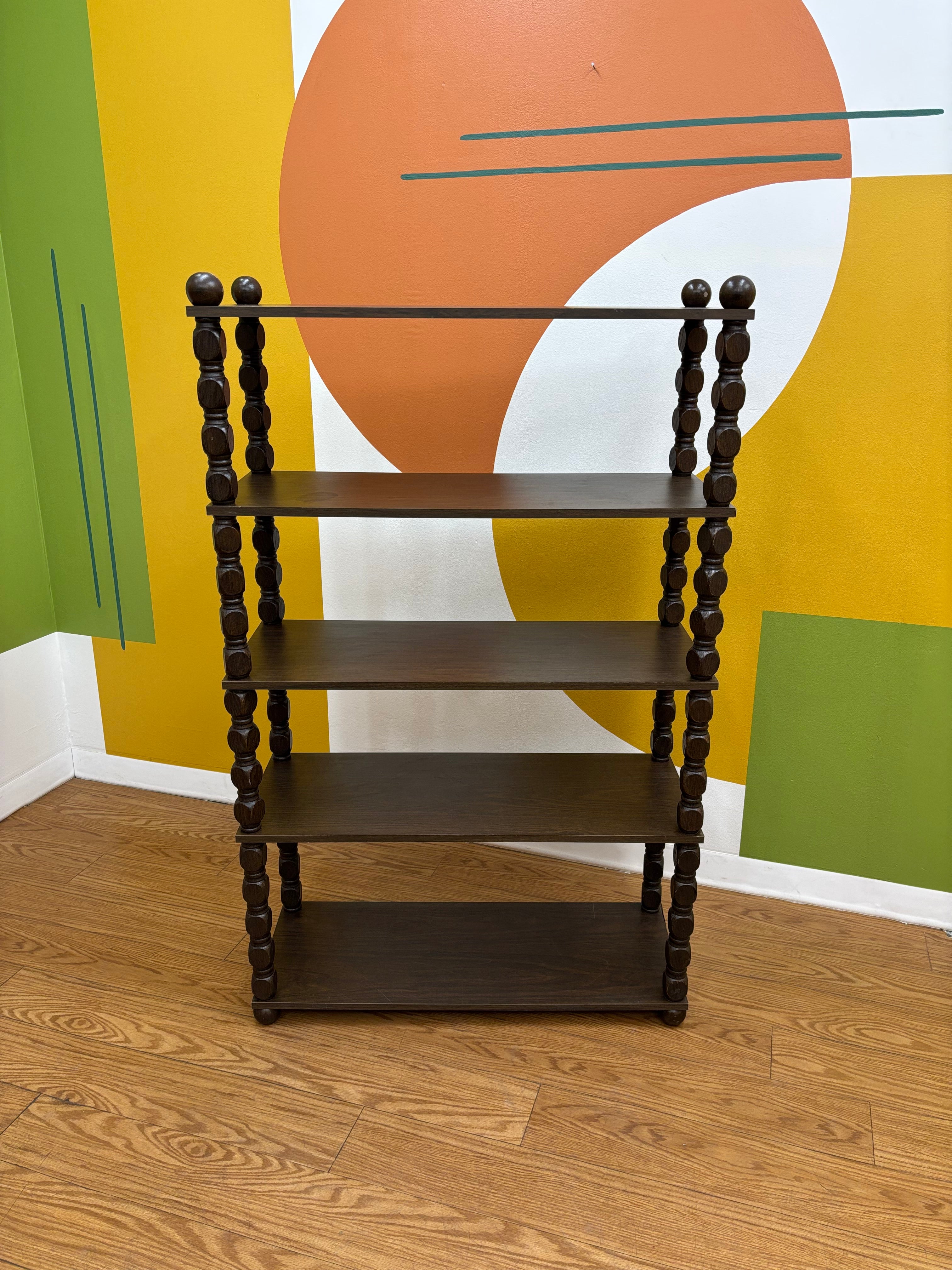 5 Tier Wood Shelf