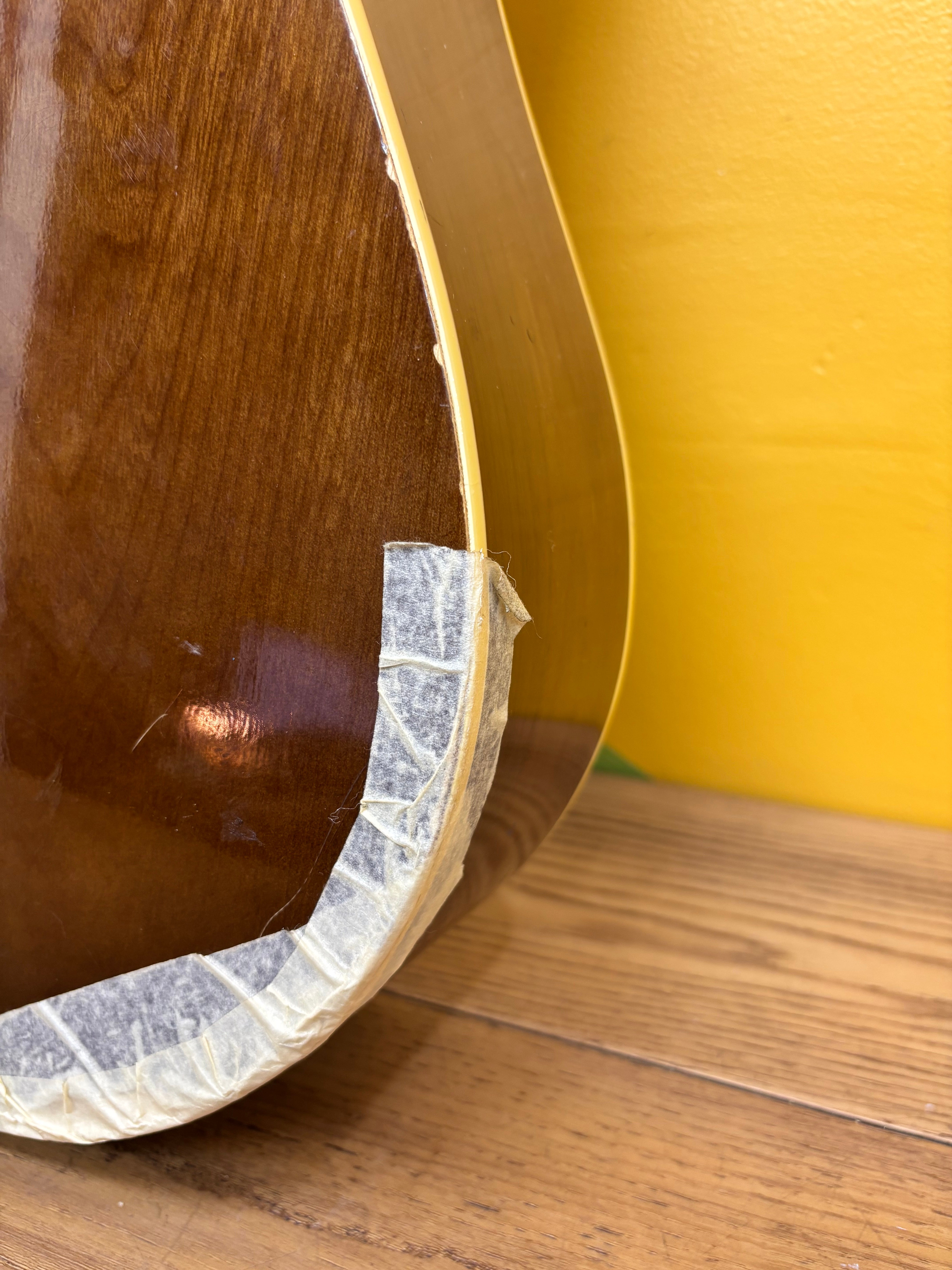 Hand-Painted Anjo Acoustic Guitar
