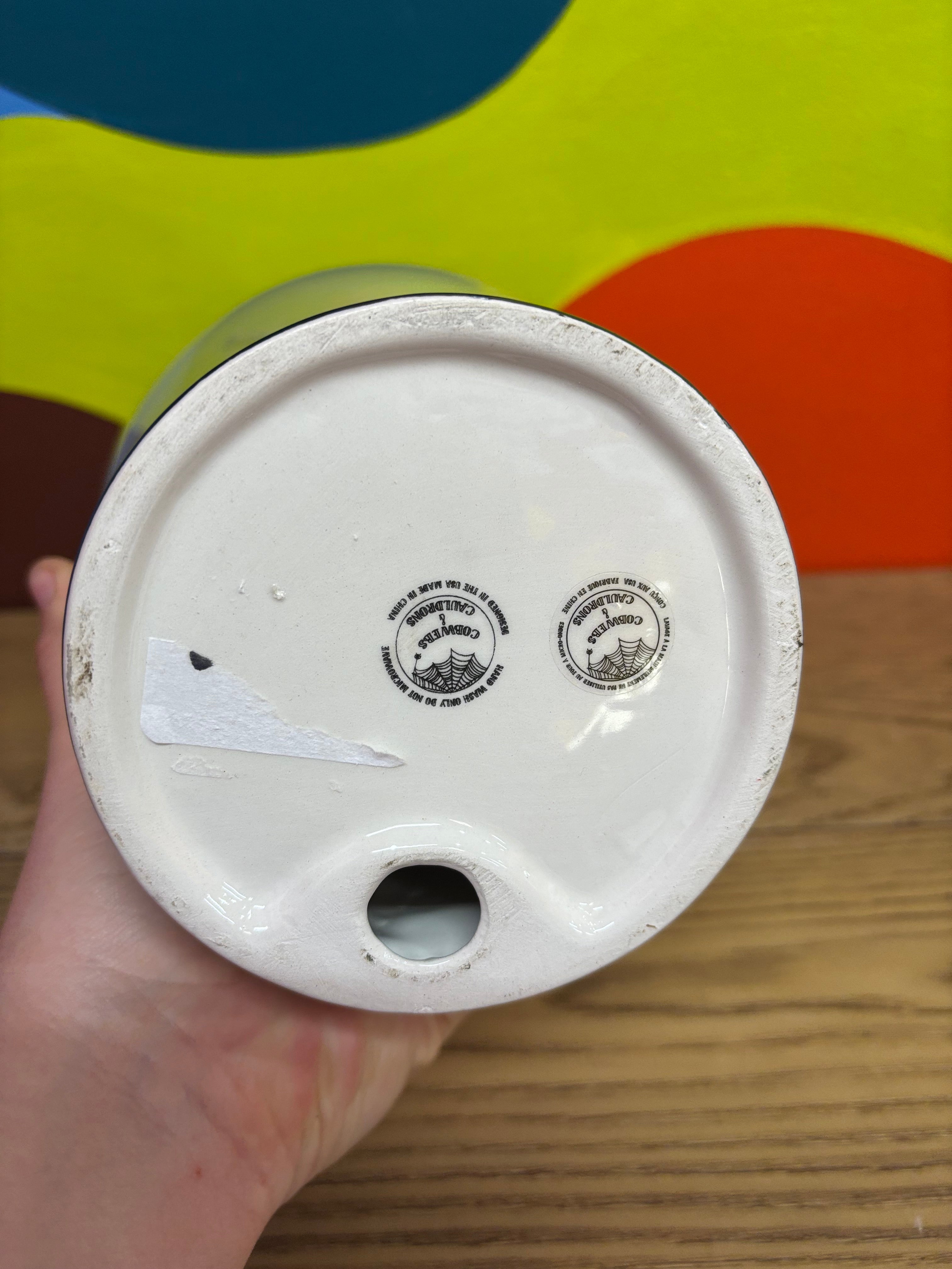 White & Pink Skull Jar (3 available)