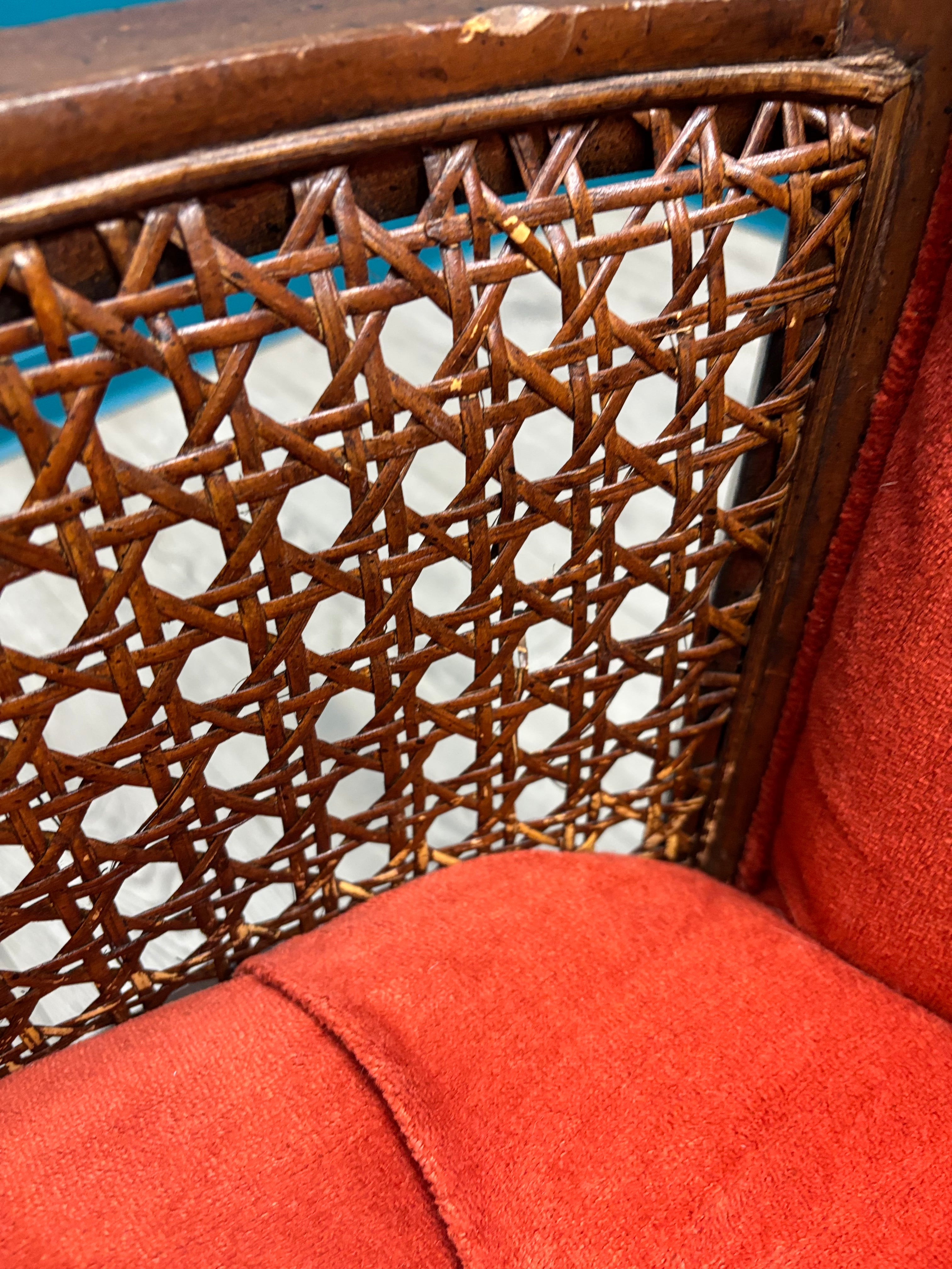 Red Tufted Armchair (4 available)