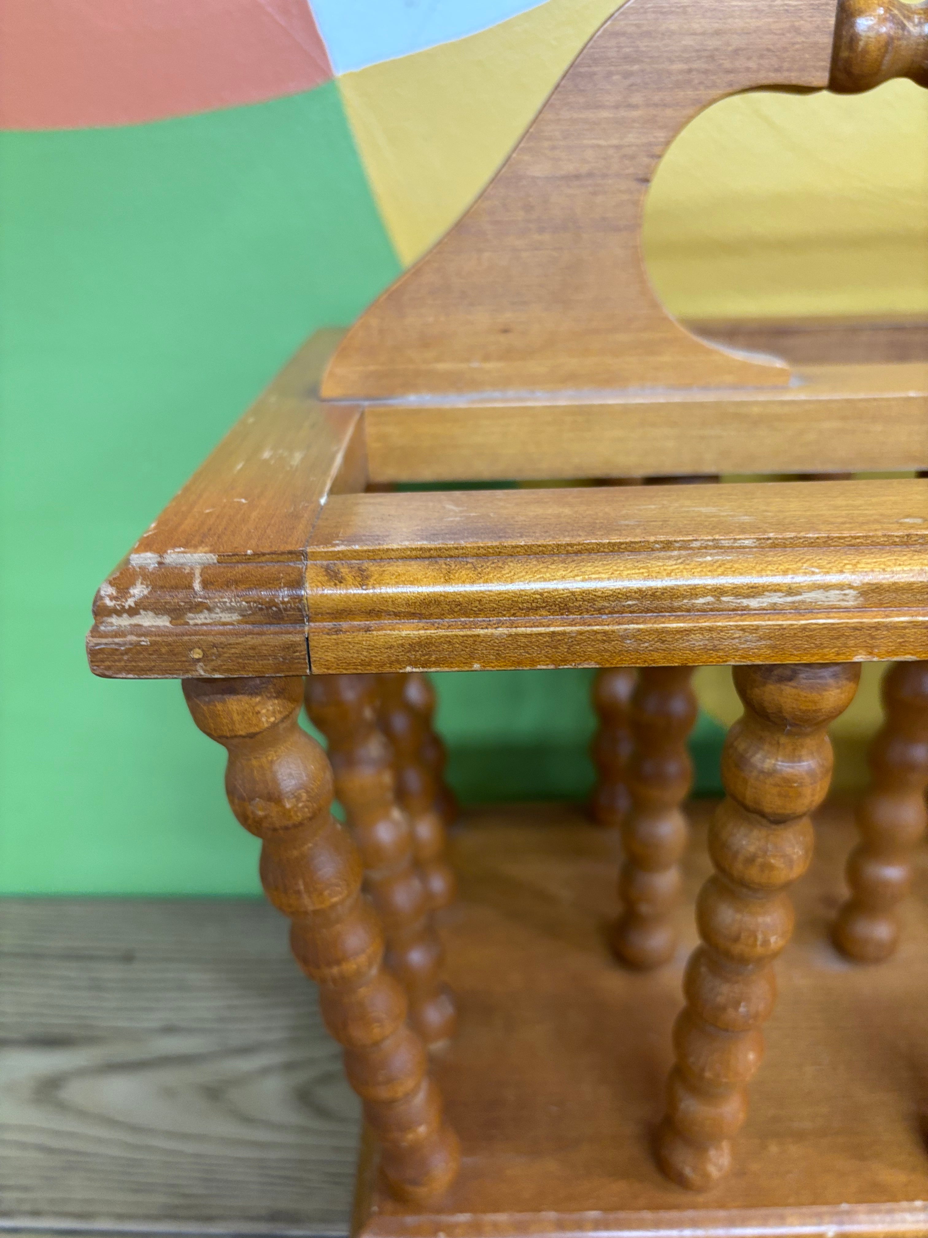 Wood Magazine Rack