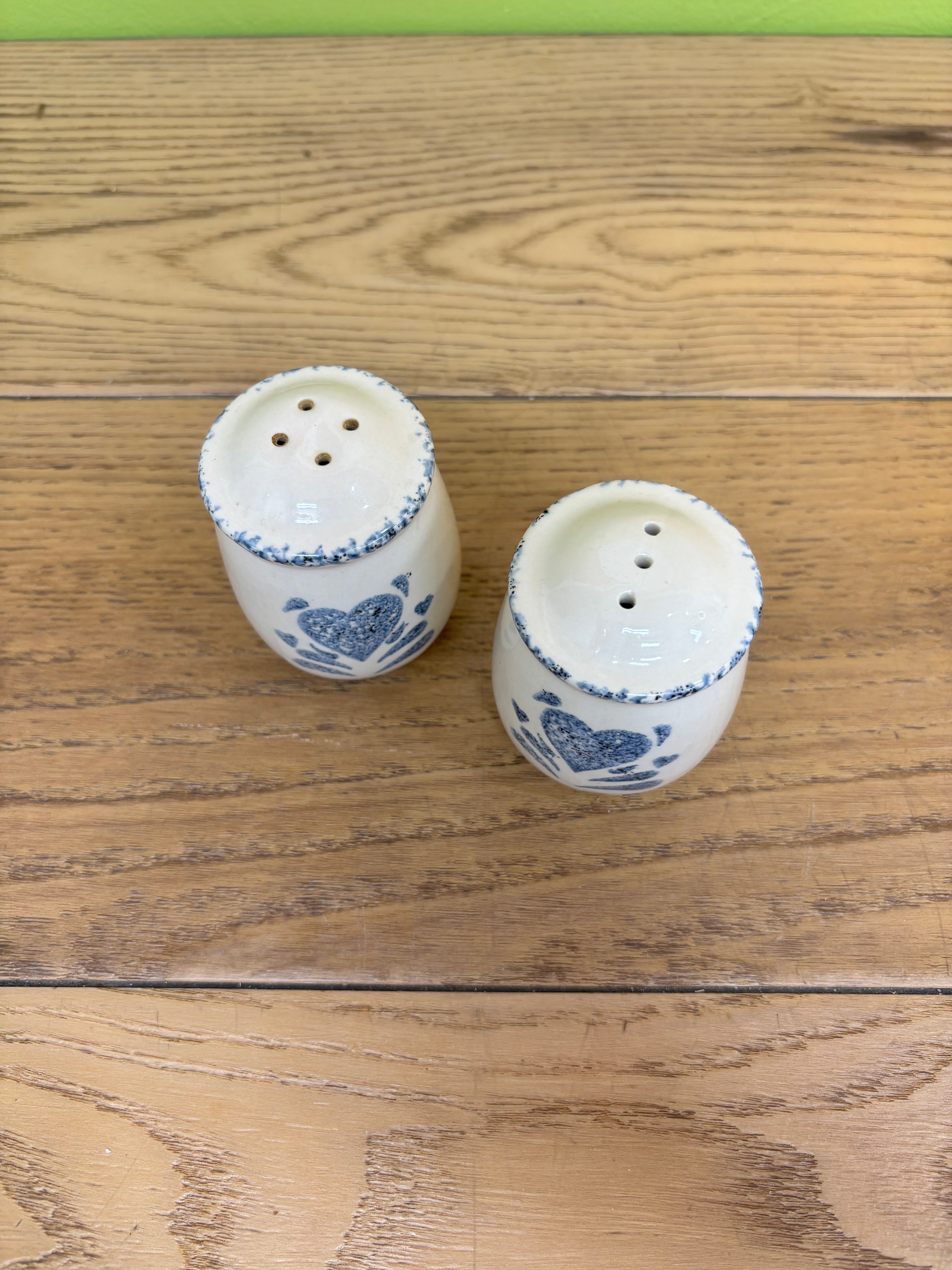 Stoneware Salt and Pepper Shakers