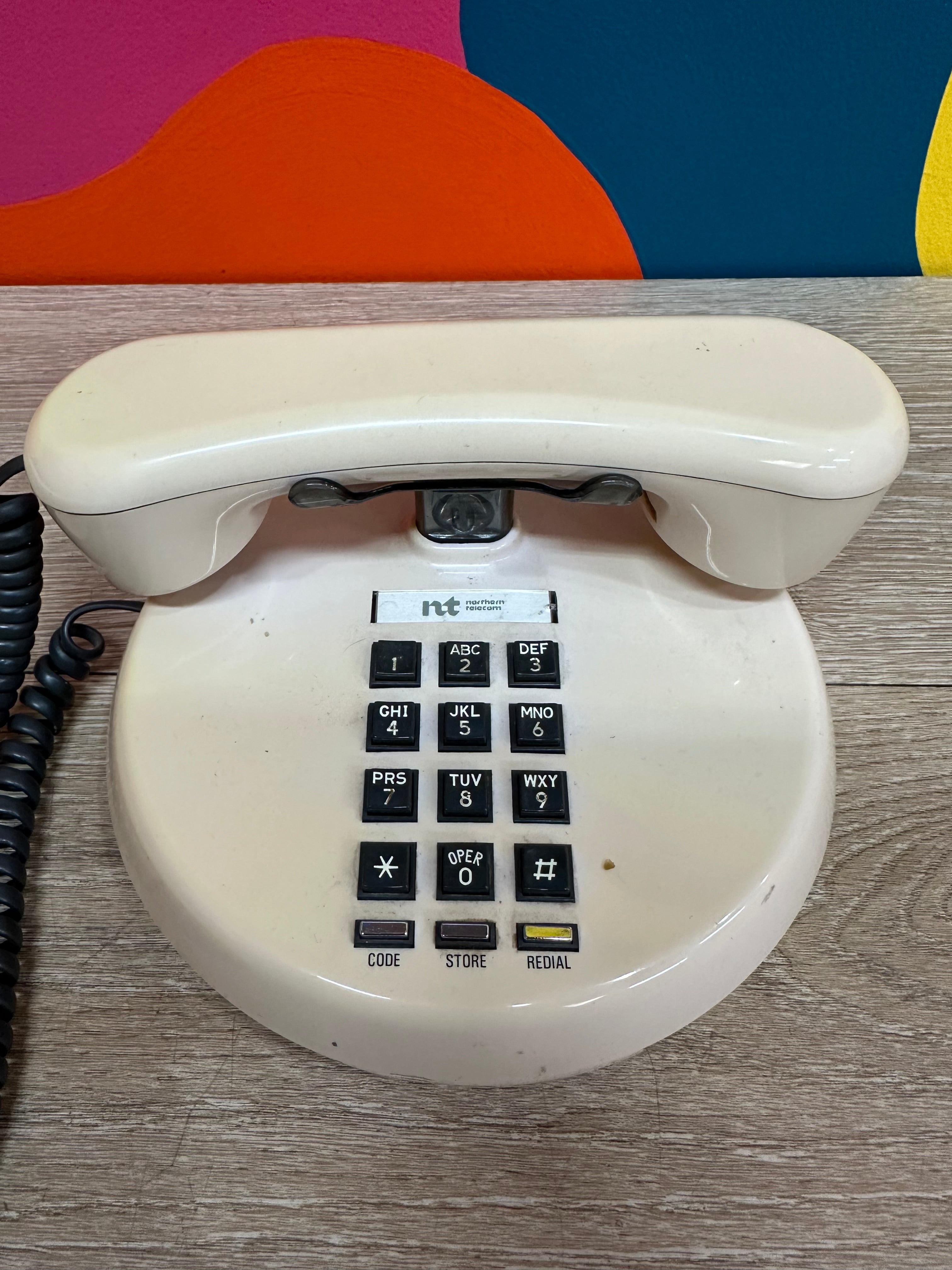 Northern Telecom Round Telephone