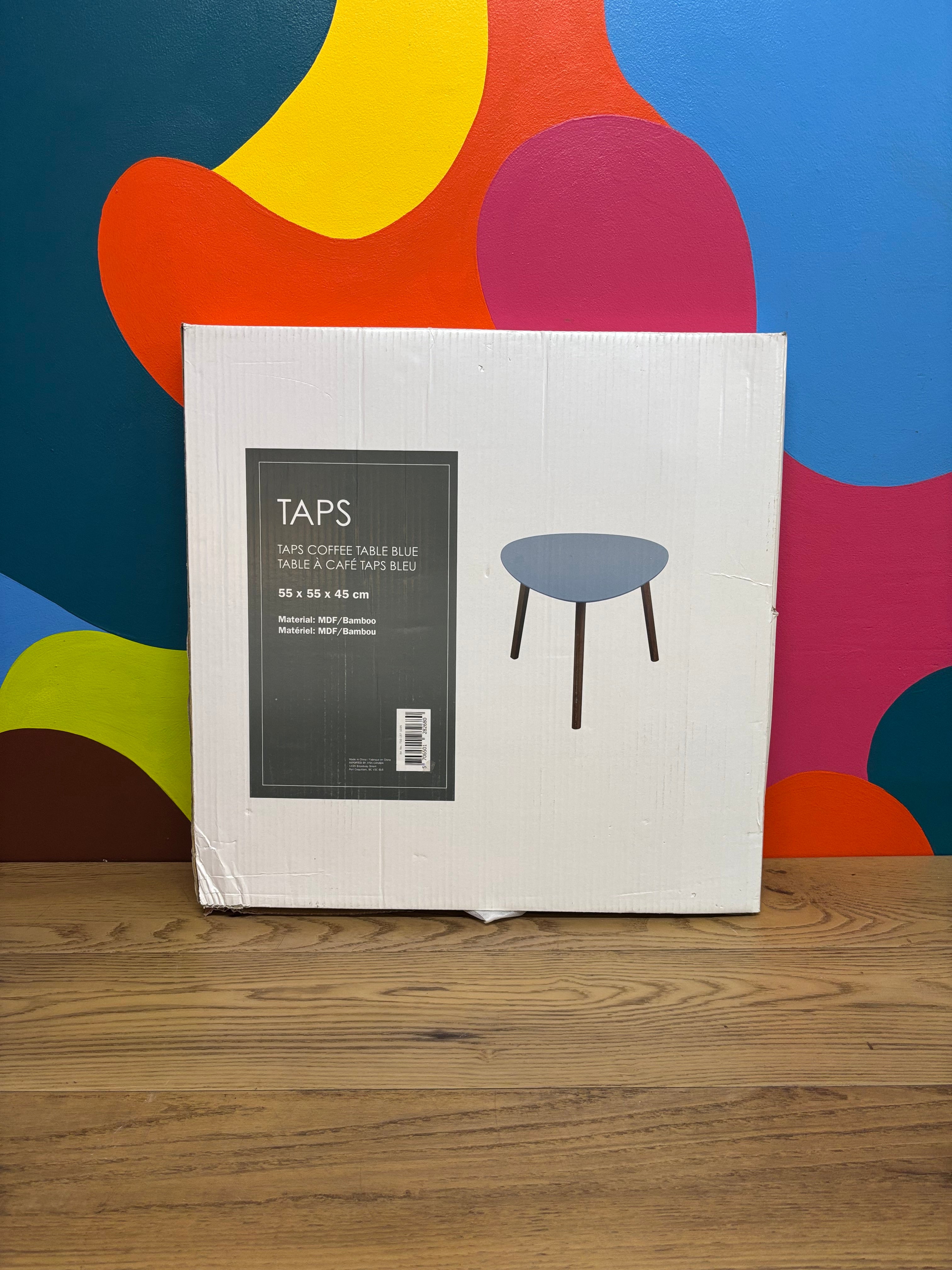 JYSK Blue Side Table (TAPS) - 5 available