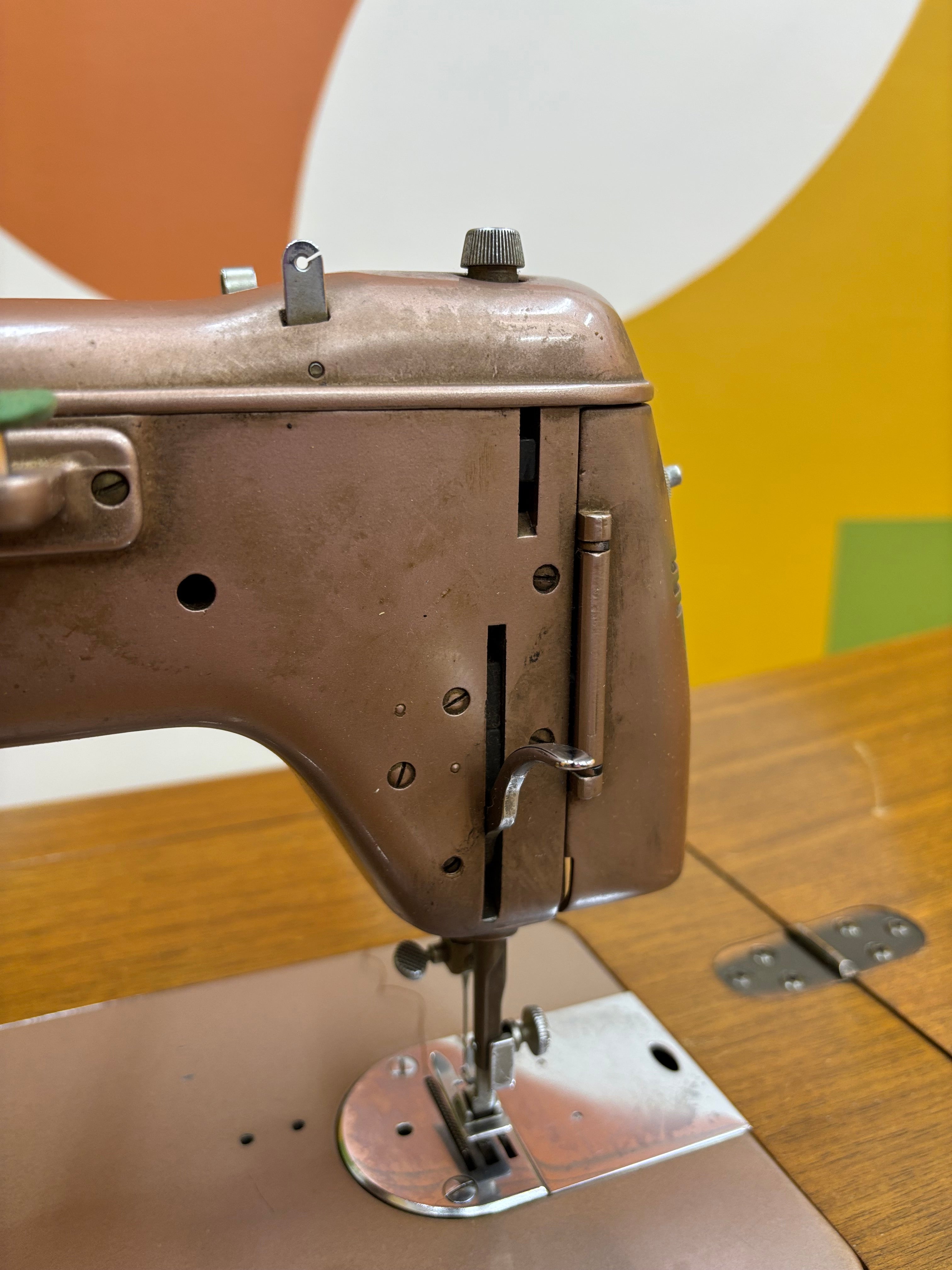 Domestic Imperial Automatic Sewing Machine Cabinet
