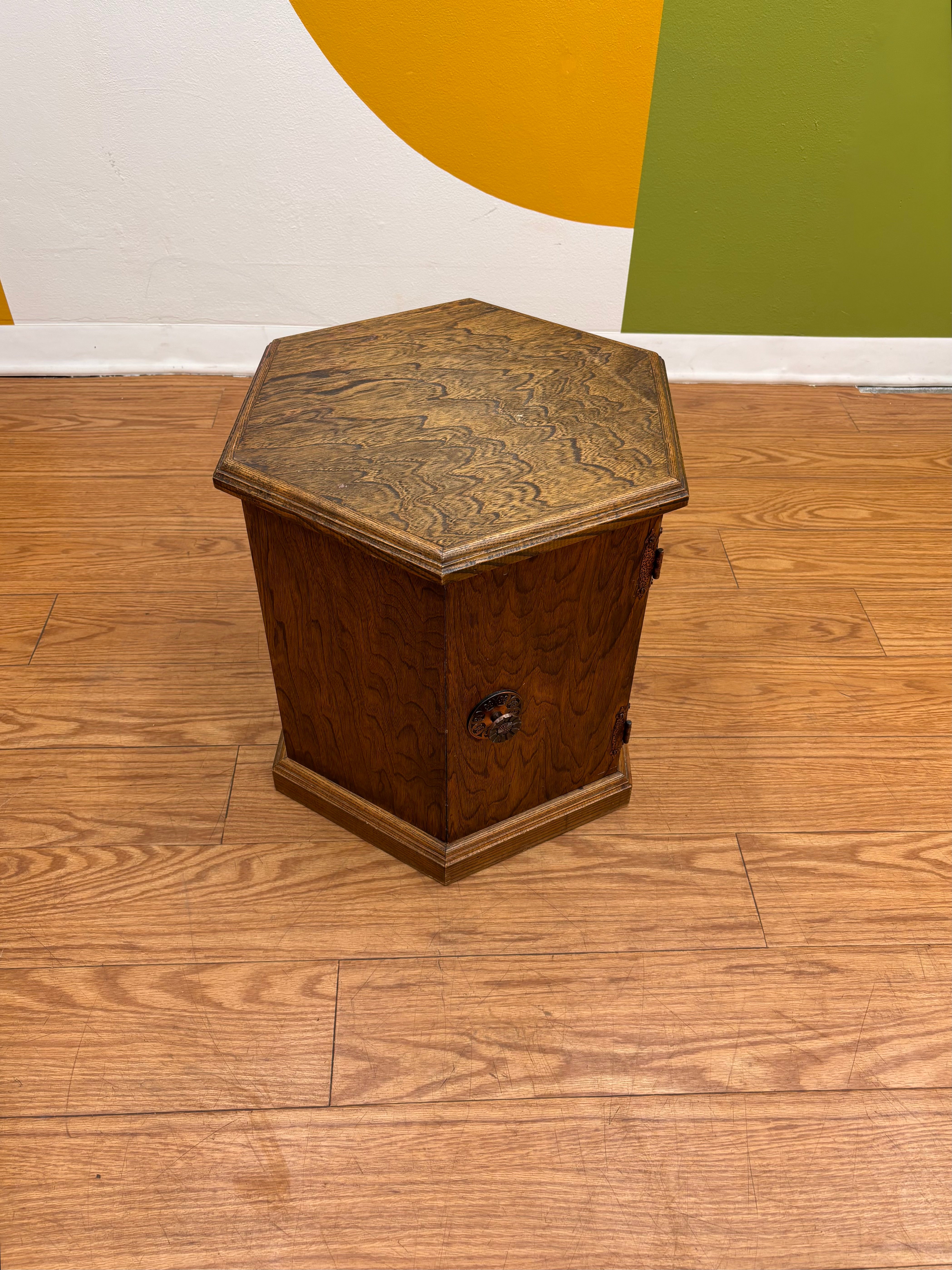 Hexagon End Table #1