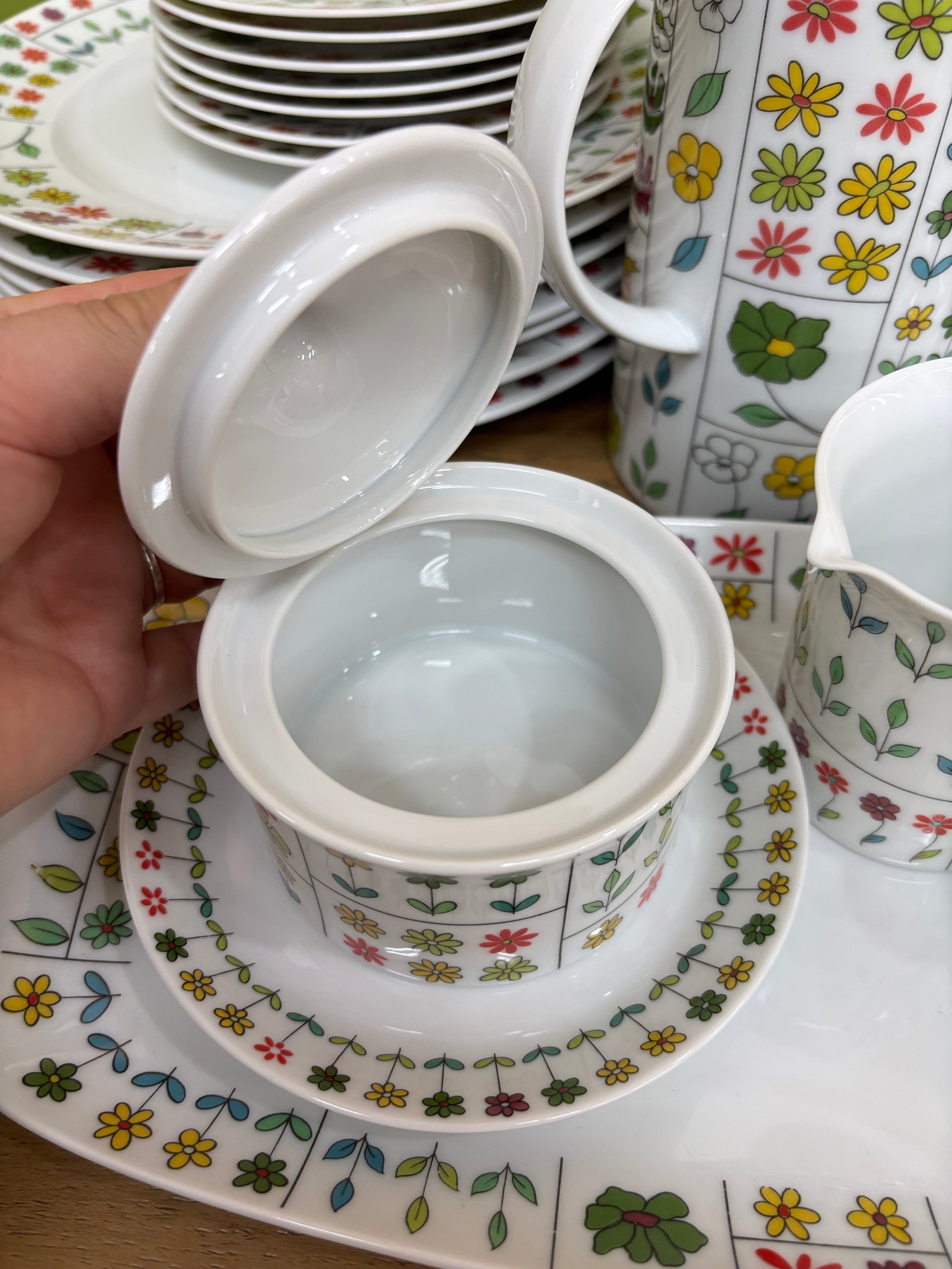 Large Piemonte Floral Set by Rosenthal