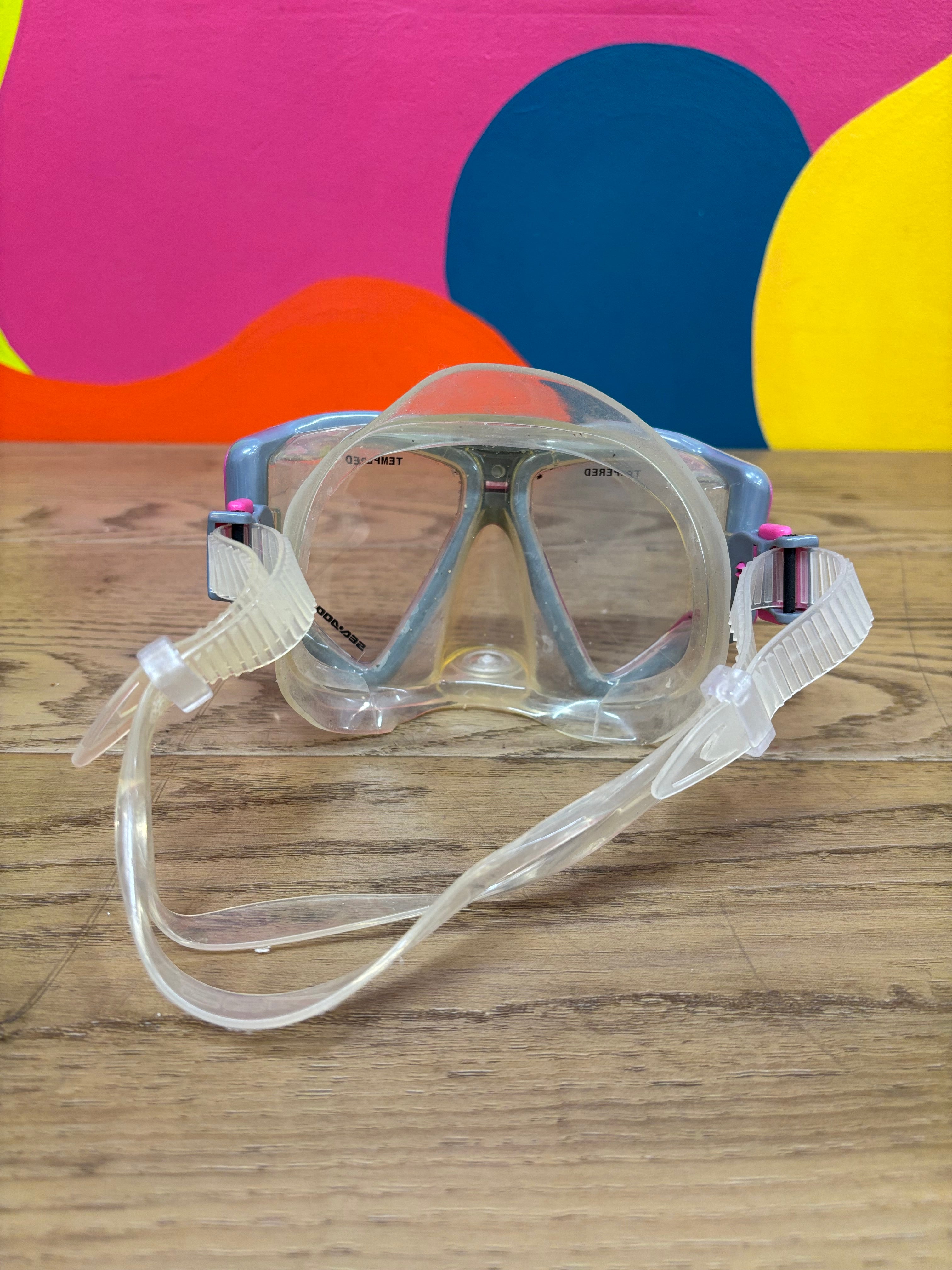 Pink Seadoo Snorkel Set (Women's Size 5-9.5)
