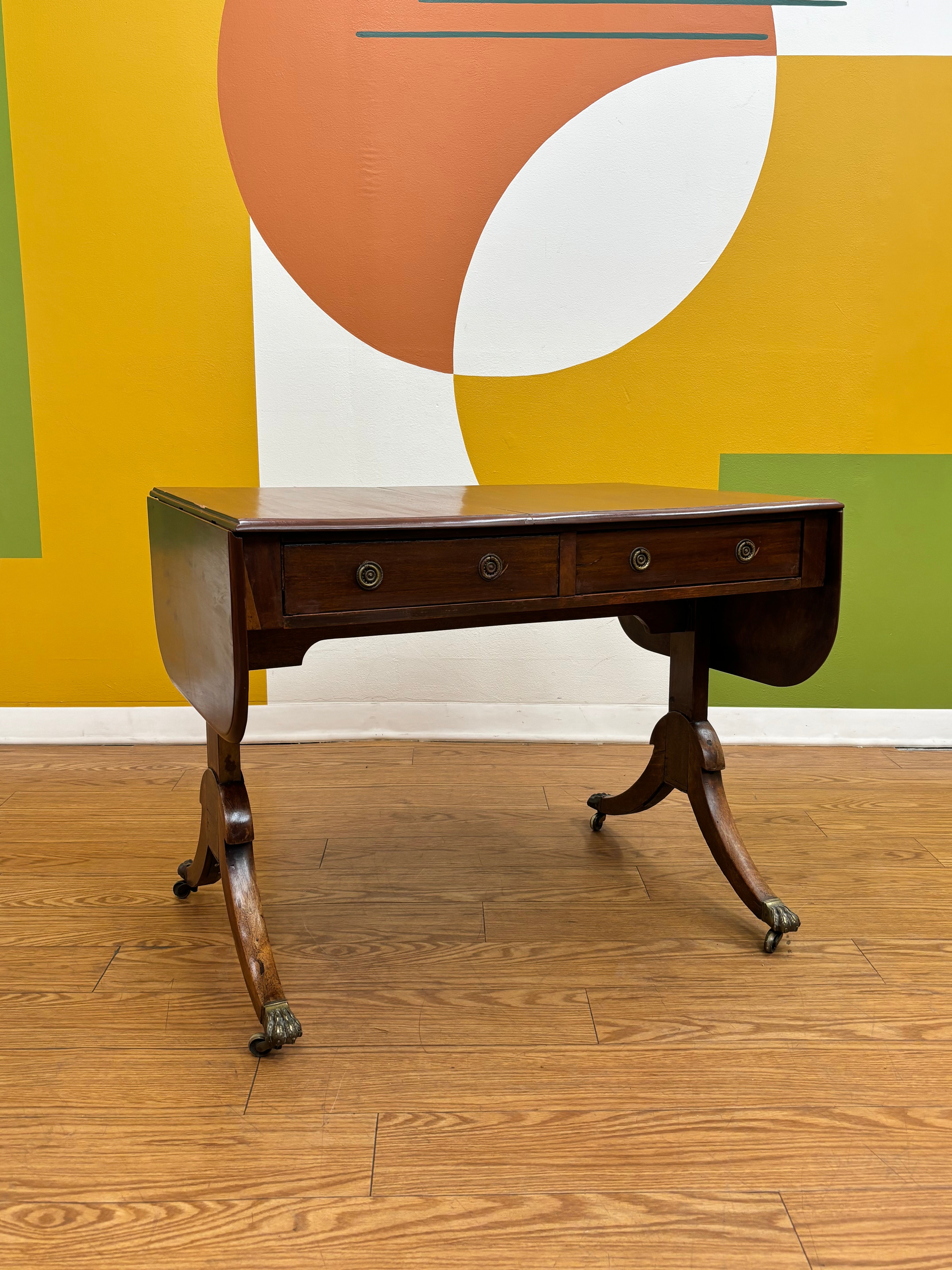 Drop-Leaf Sofa Table
