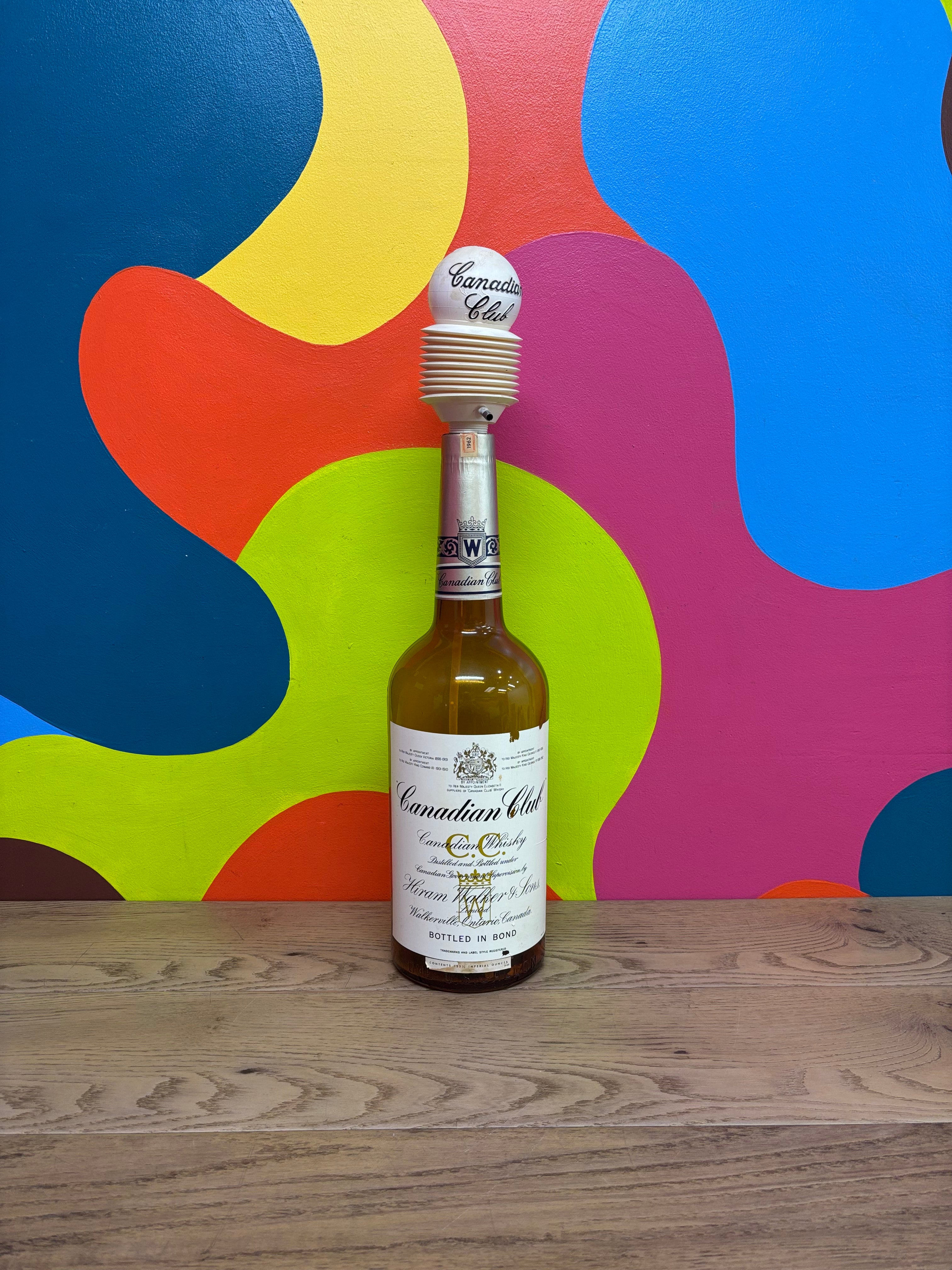 Canadian Club Texas Mickey with Pump