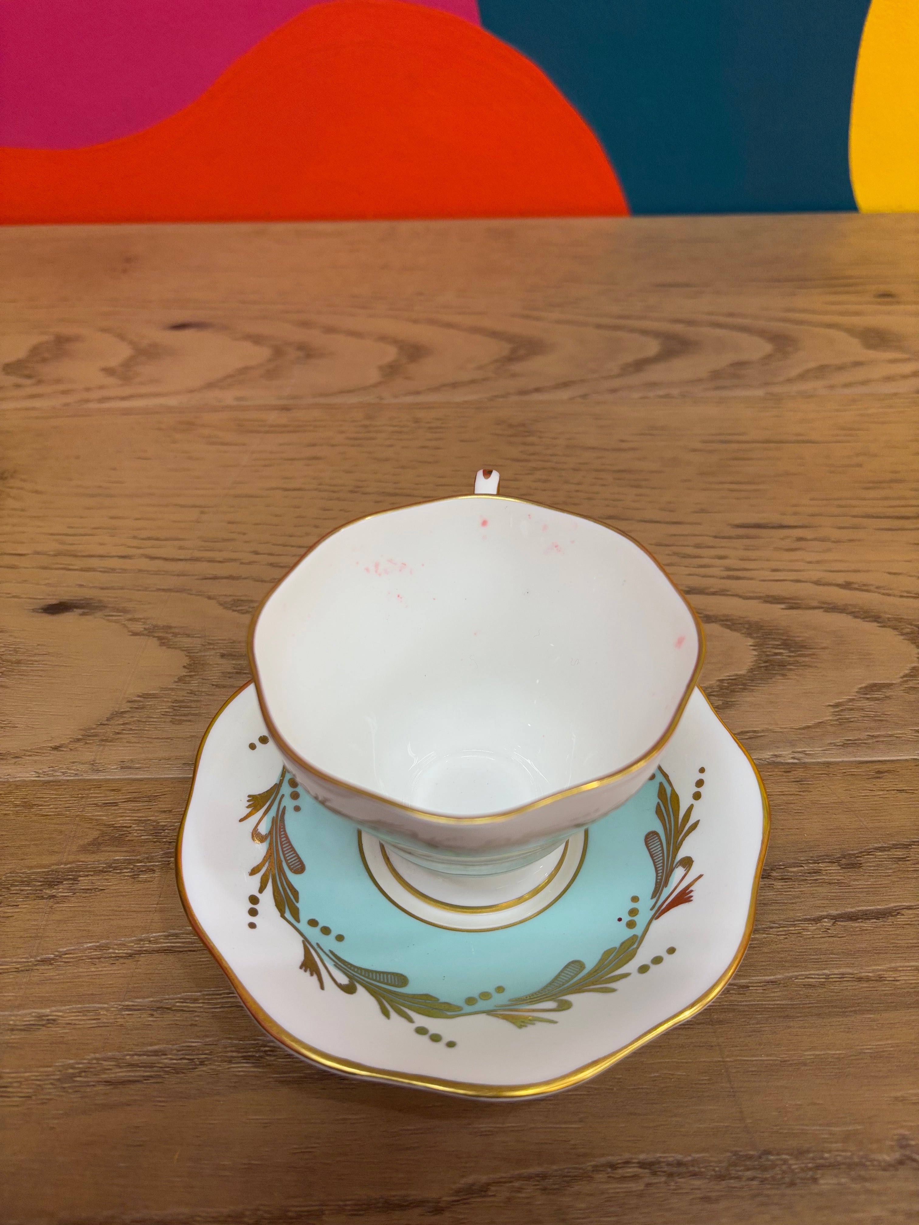 Foley Bone China Teacup and Saucer